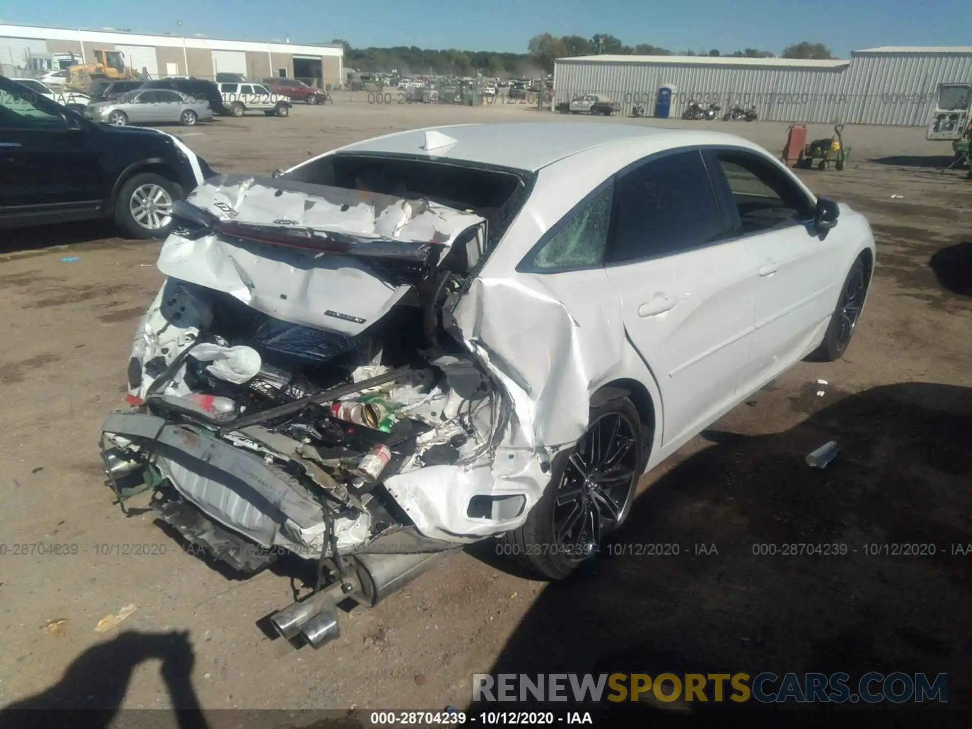 4 Photograph of a damaged car 4T1BZ1FB2KU002126 TOYOTA AVALON 2019