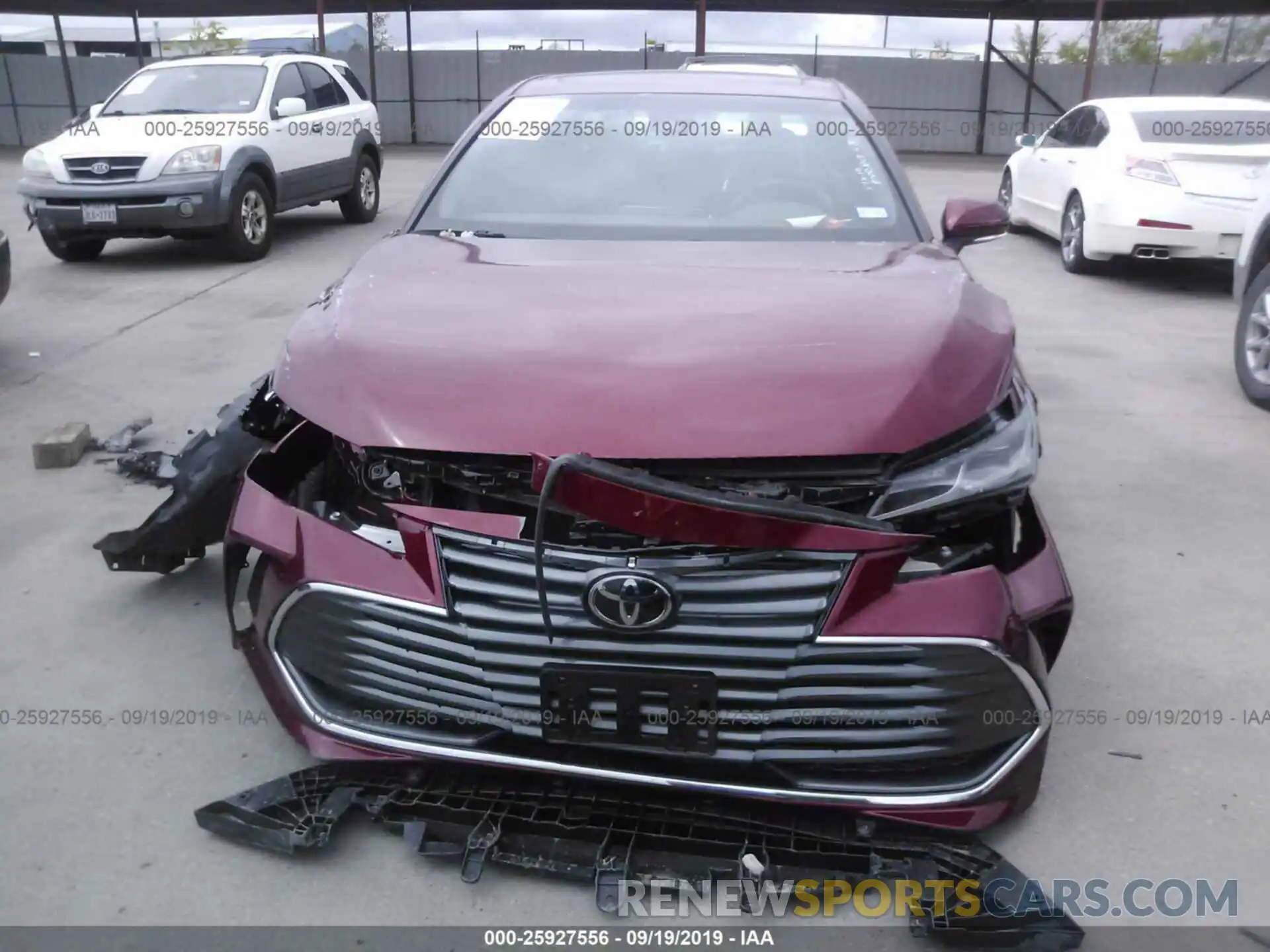 6 Photograph of a damaged car 4T1BZ1FB2KU002644 TOYOTA AVALON 2019