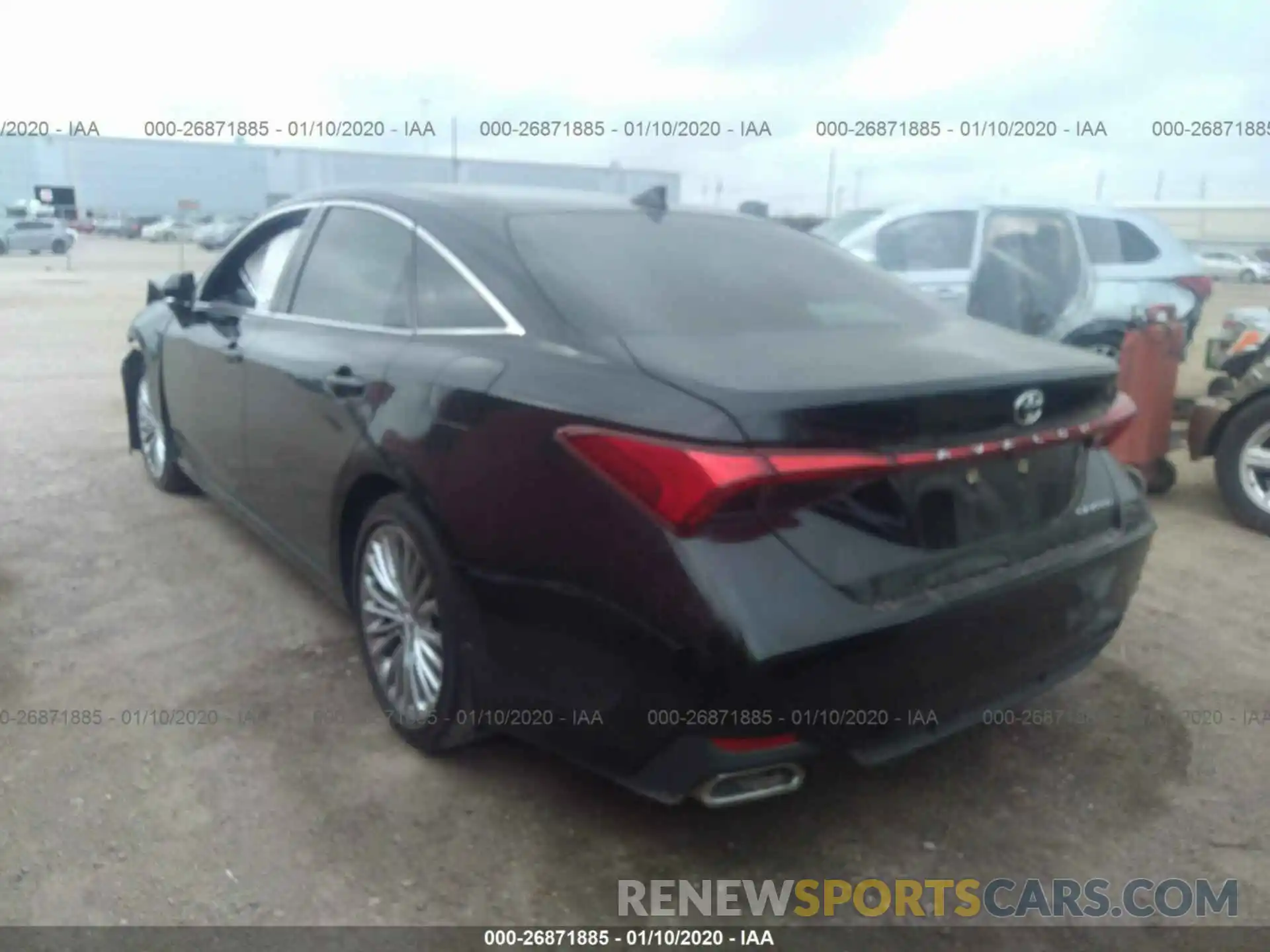 3 Photograph of a damaged car 4T1BZ1FB2KU003194 TOYOTA AVALON 2019