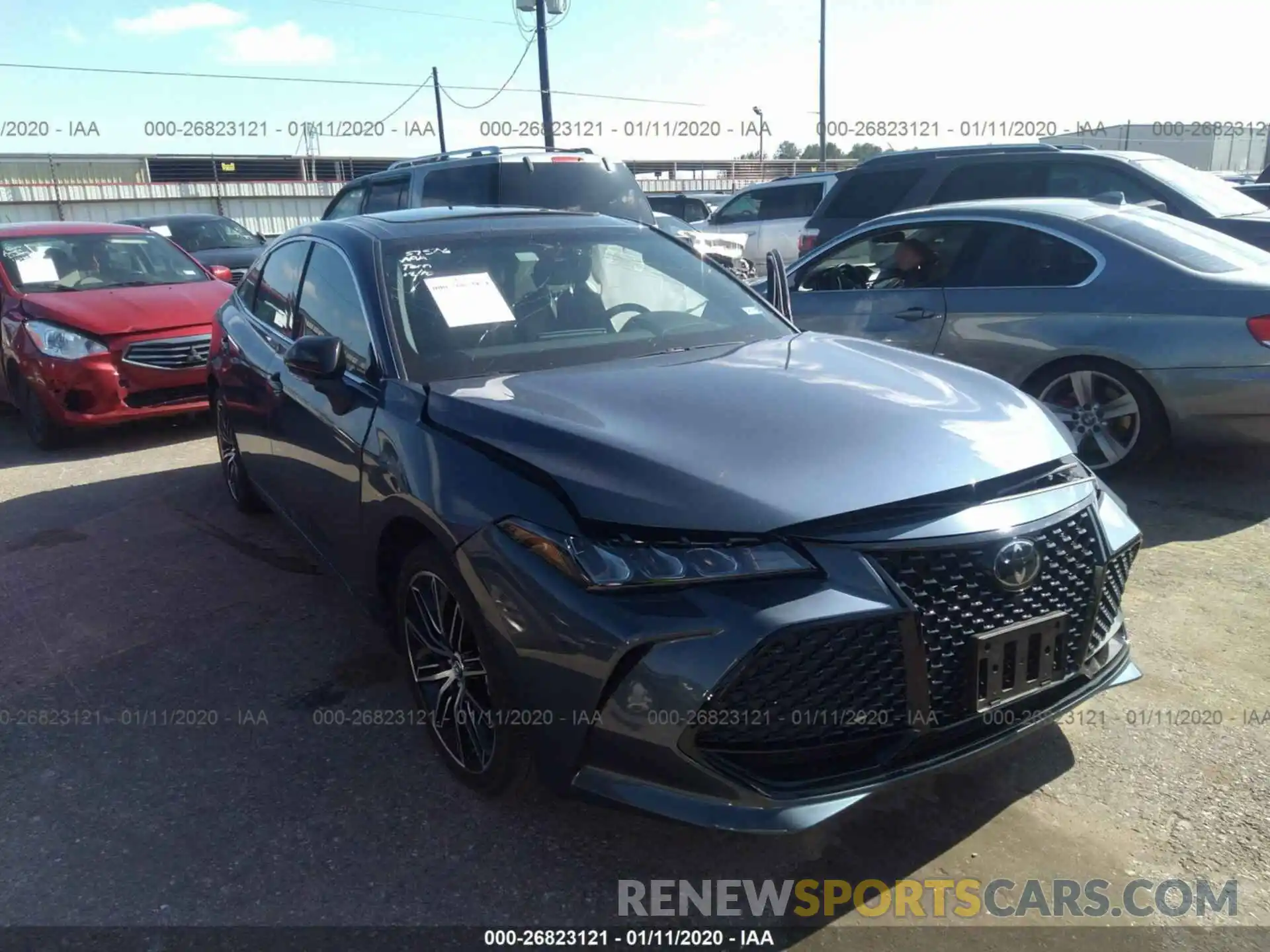 1 Photograph of a damaged car 4T1BZ1FB2KU005074 TOYOTA AVALON 2019