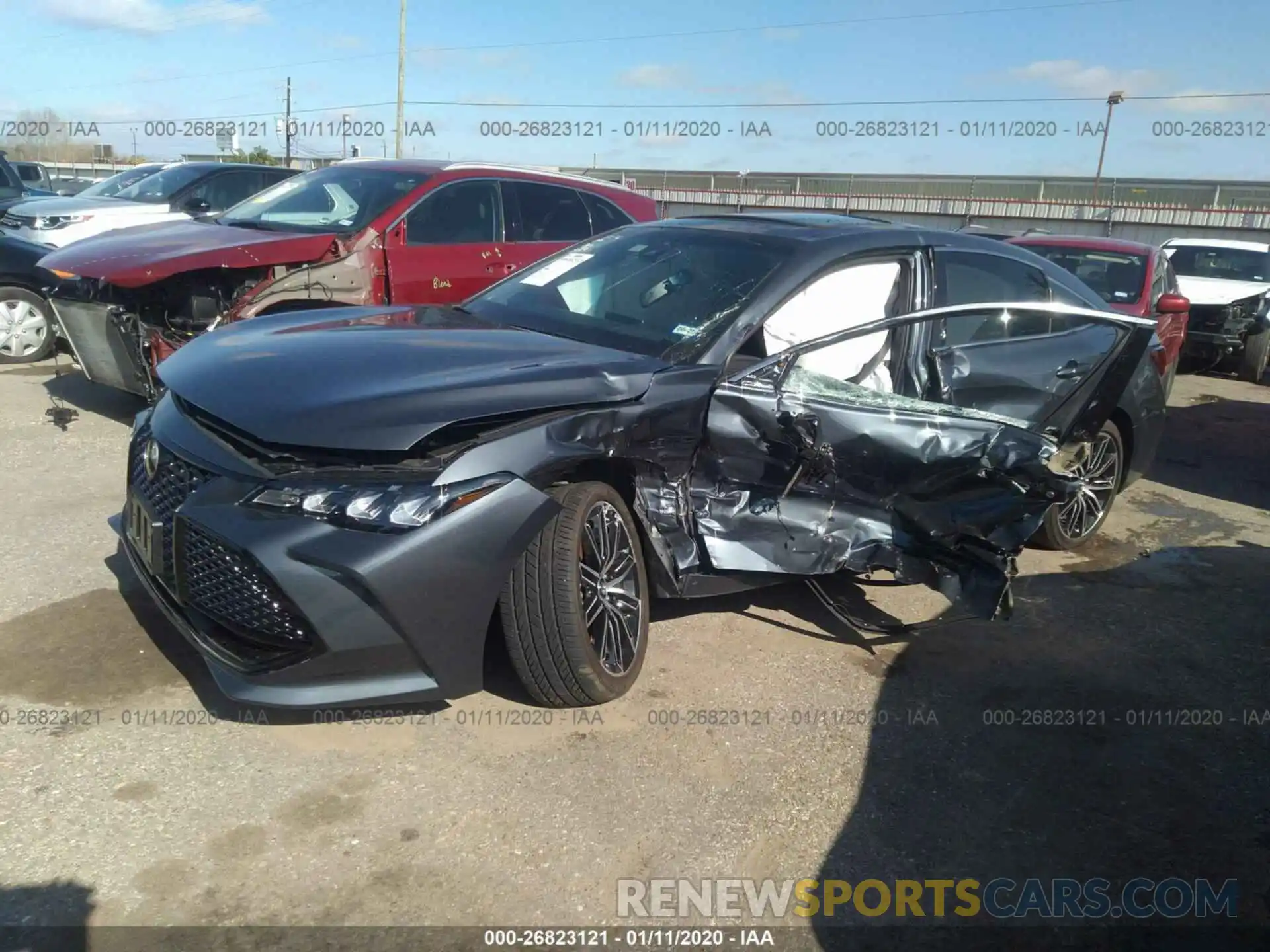 2 Photograph of a damaged car 4T1BZ1FB2KU005074 TOYOTA AVALON 2019