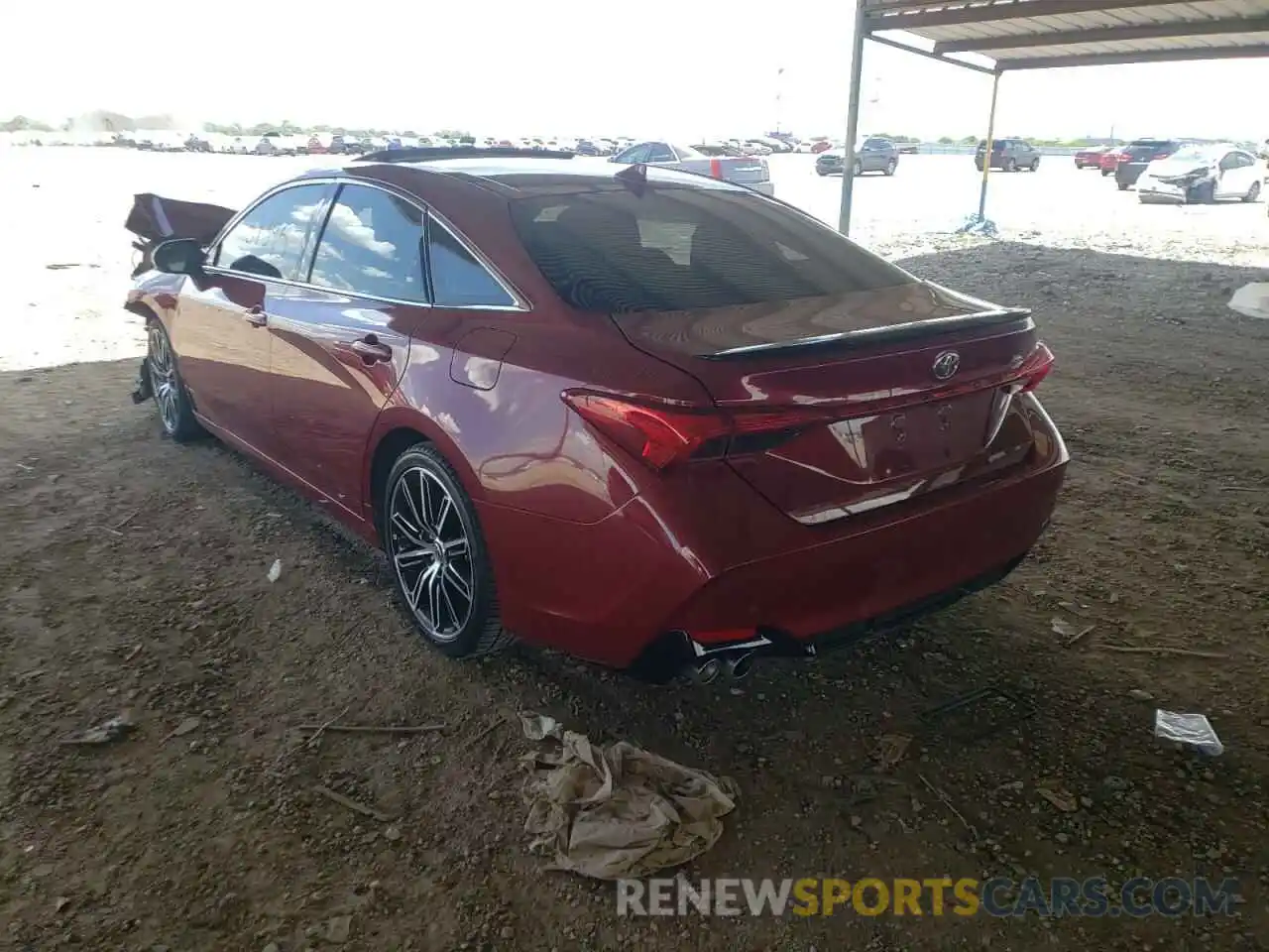 3 Photograph of a damaged car 4T1BZ1FB2KU010176 TOYOTA AVALON 2019