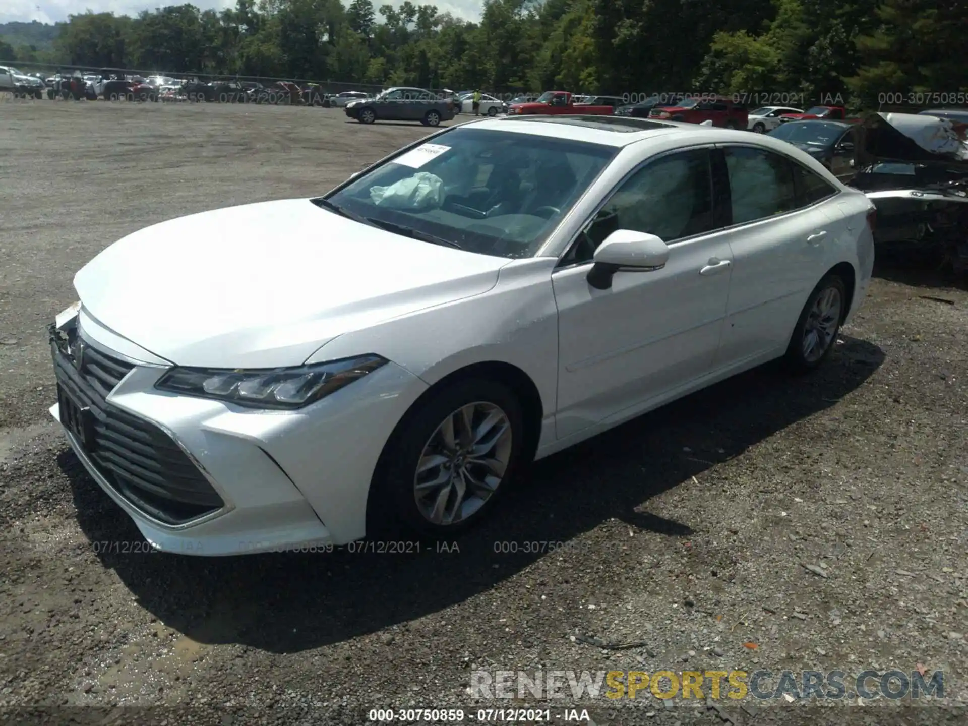 2 Photograph of a damaged car 4T1BZ1FB2KU015166 TOYOTA AVALON 2019