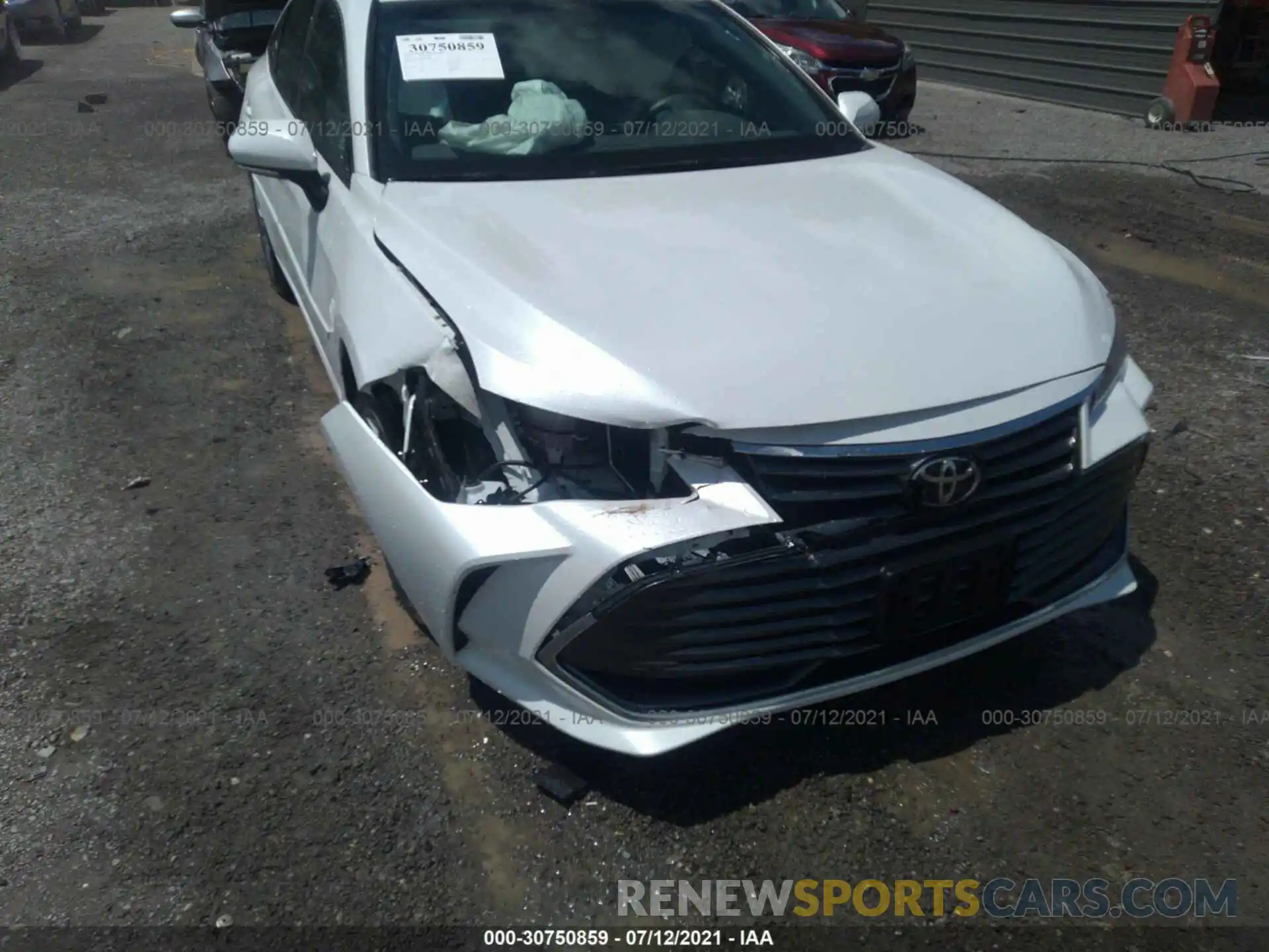 6 Photograph of a damaged car 4T1BZ1FB2KU015166 TOYOTA AVALON 2019