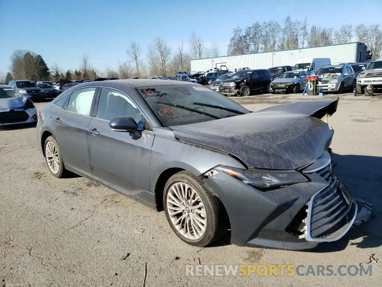 1 Photograph of a damaged car 4T1BZ1FB2KU019475 TOYOTA AVALON 2019