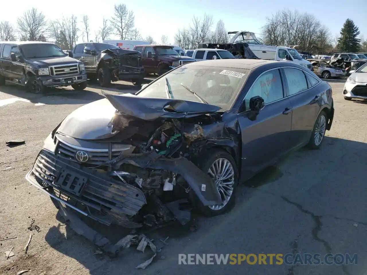 2 Photograph of a damaged car 4T1BZ1FB2KU019475 TOYOTA AVALON 2019