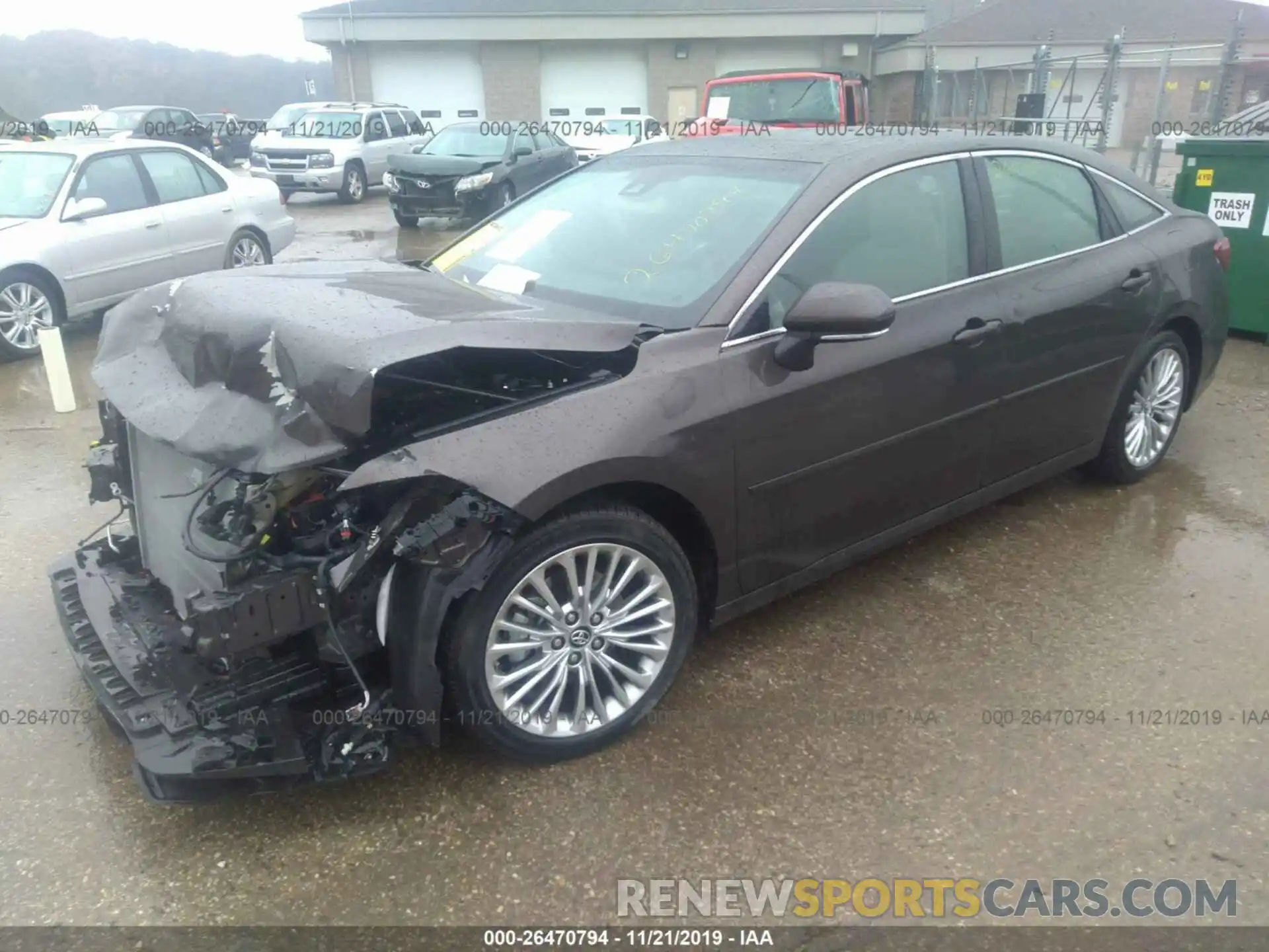 2 Photograph of a damaged car 4T1BZ1FB2KU019623 TOYOTA AVALON 2019