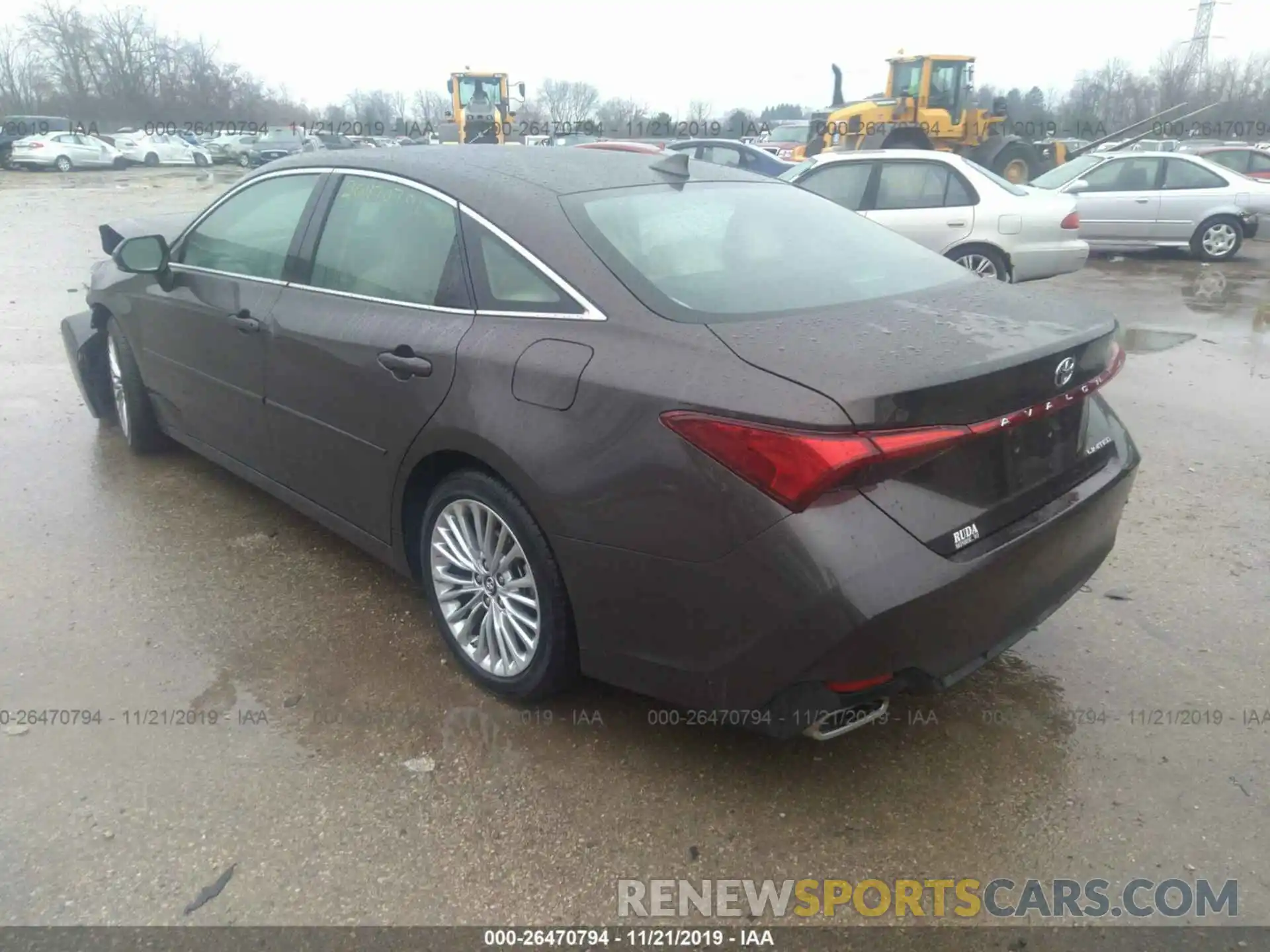 3 Photograph of a damaged car 4T1BZ1FB2KU019623 TOYOTA AVALON 2019