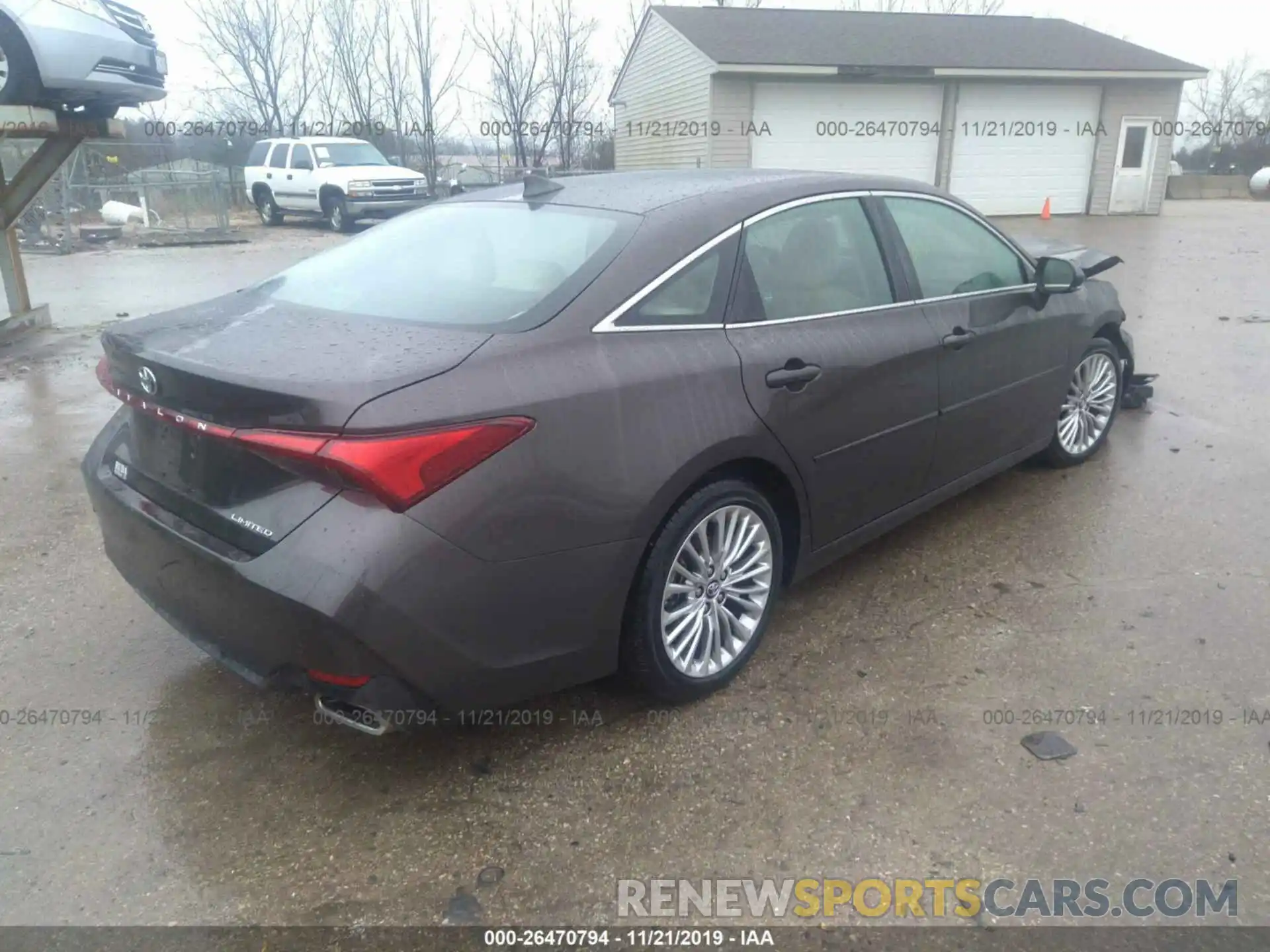 4 Photograph of a damaged car 4T1BZ1FB2KU019623 TOYOTA AVALON 2019