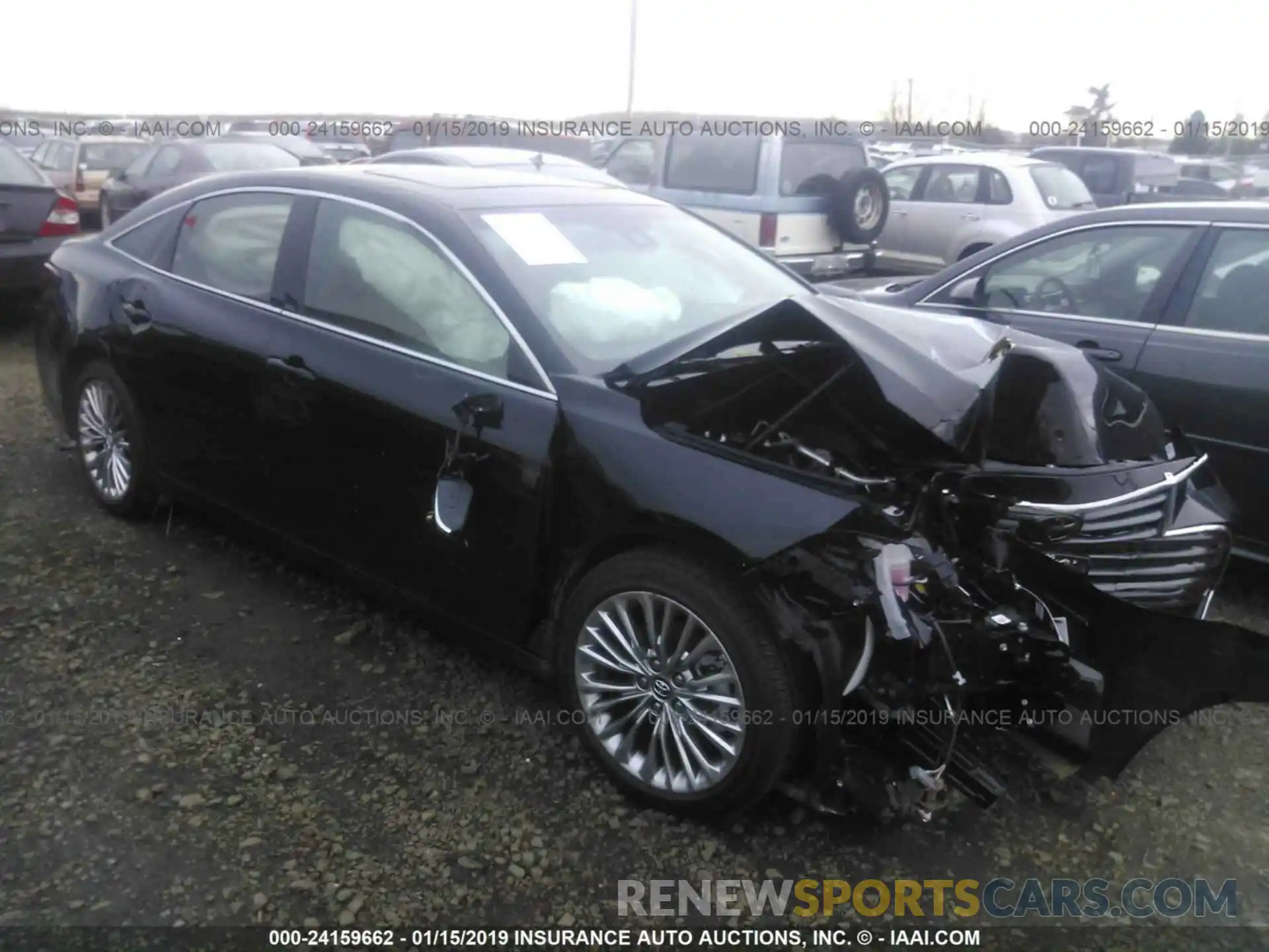 1 Photograph of a damaged car 4T1BZ1FB2KU021906 TOYOTA AVALON 2019