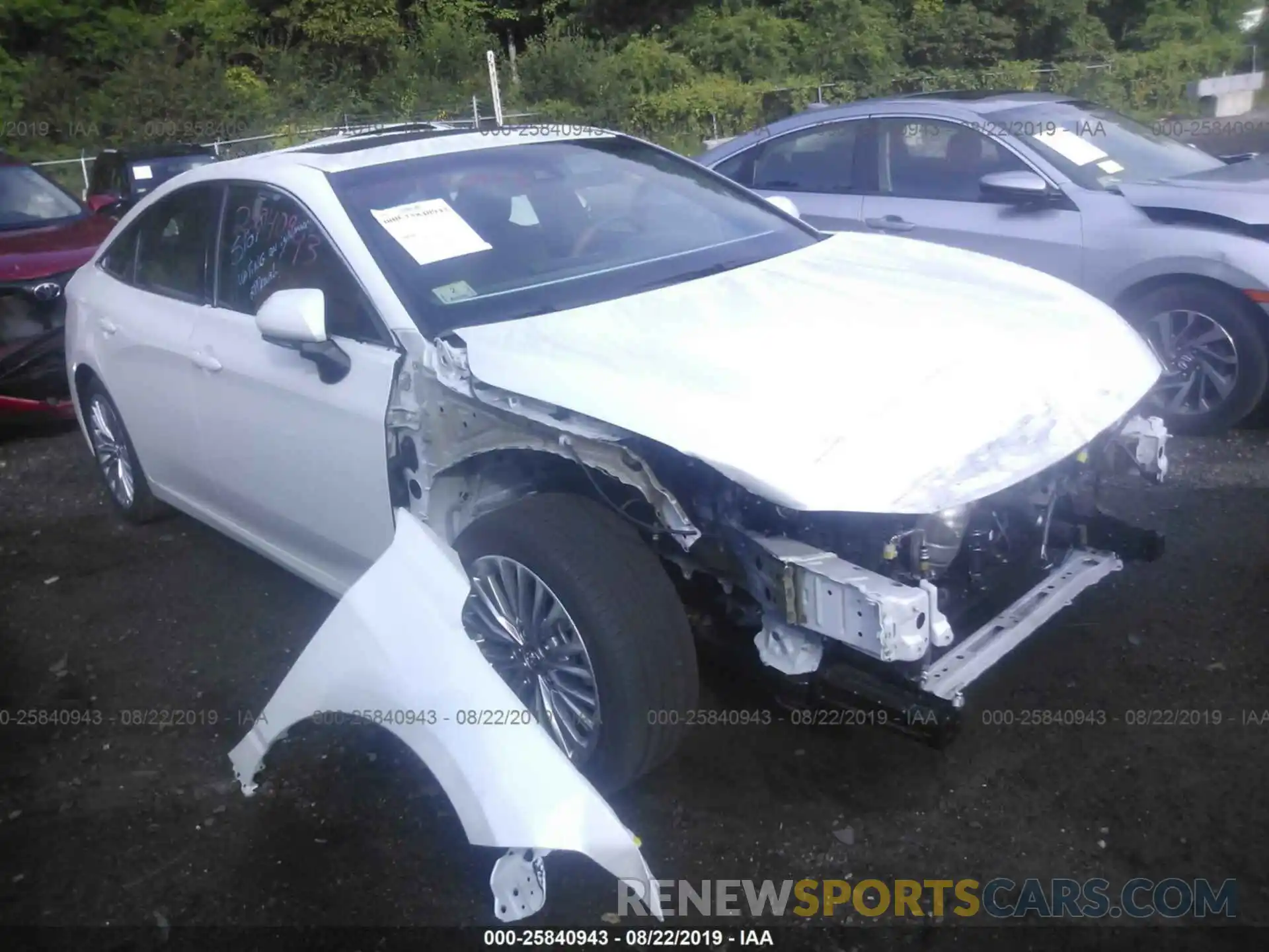 1 Photograph of a damaged car 4T1BZ1FB2KU024823 TOYOTA AVALON 2019