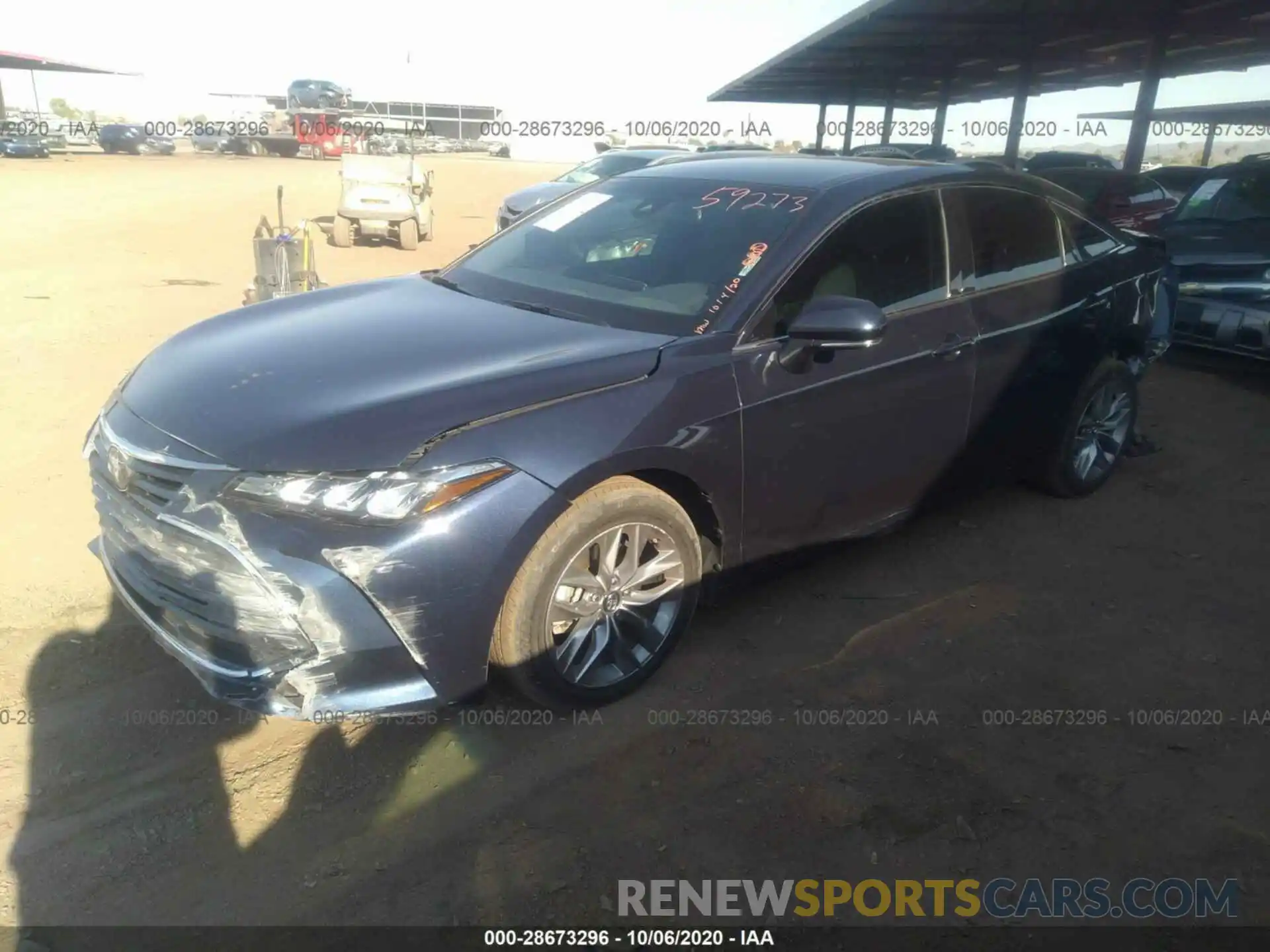 2 Photograph of a damaged car 4T1BZ1FB2KU025230 TOYOTA AVALON 2019