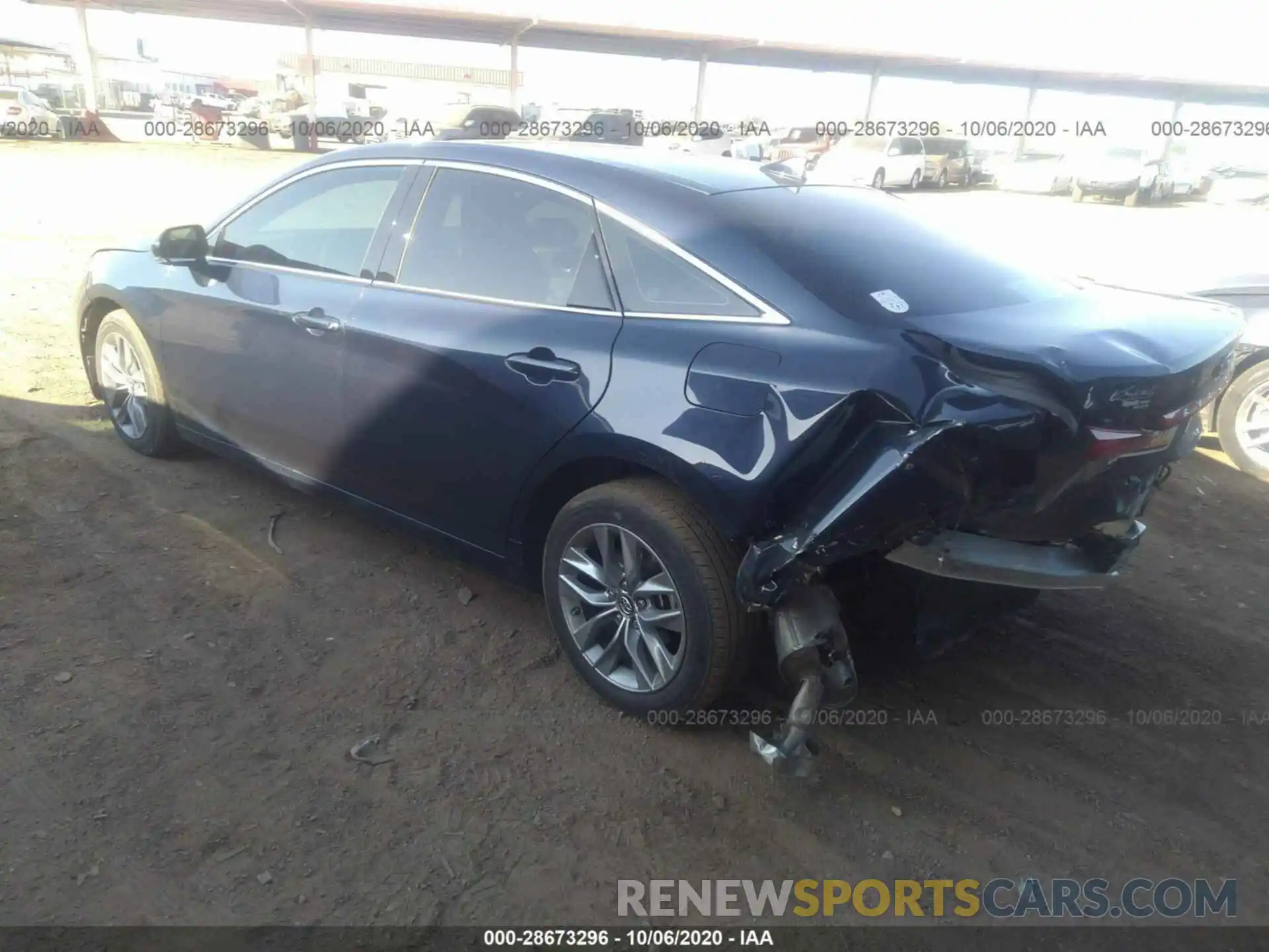 3 Photograph of a damaged car 4T1BZ1FB2KU025230 TOYOTA AVALON 2019