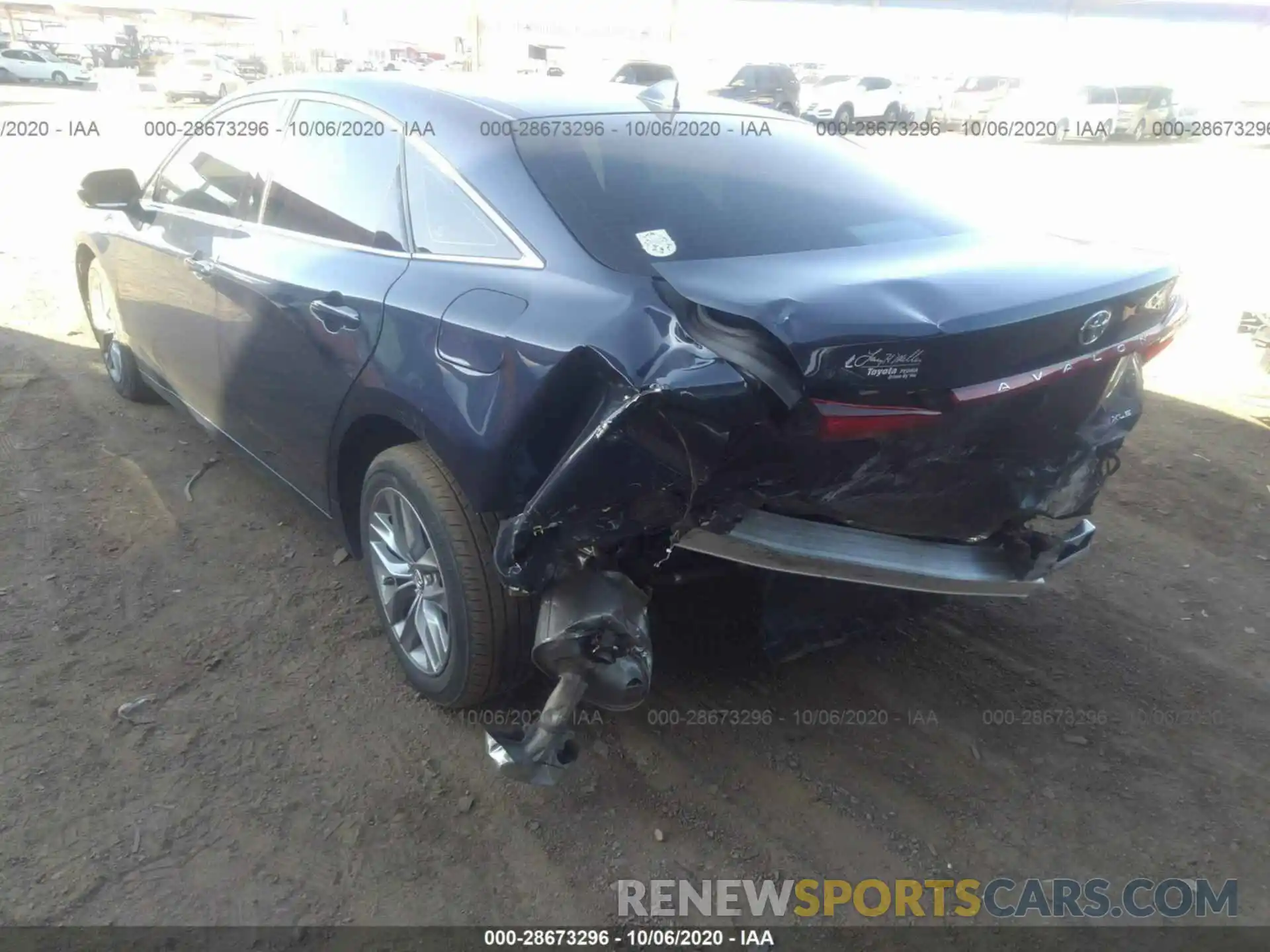 6 Photograph of a damaged car 4T1BZ1FB2KU025230 TOYOTA AVALON 2019