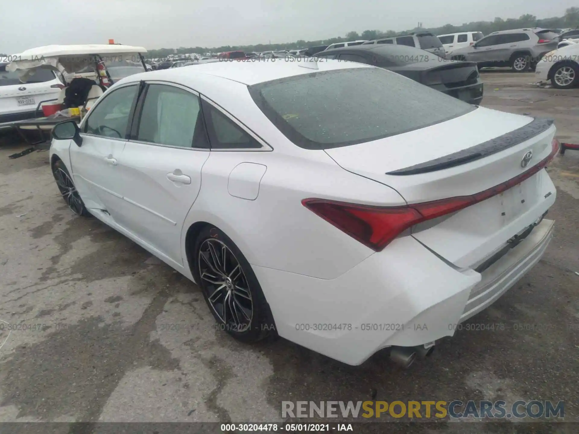 3 Photograph of a damaged car 4T1BZ1FB2KU026457 TOYOTA AVALON 2019