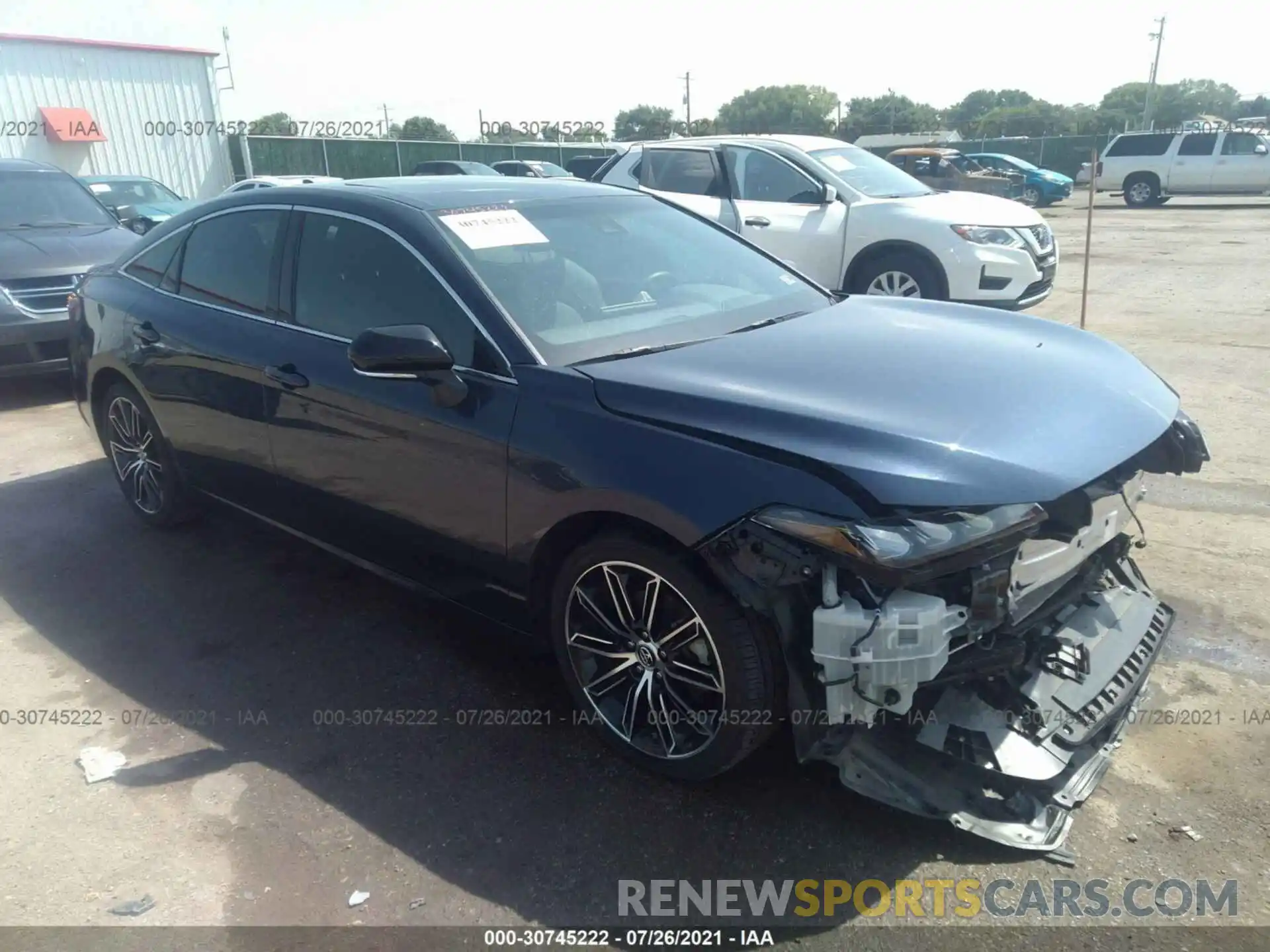 1 Photograph of a damaged car 4T1BZ1FB2KU026846 TOYOTA AVALON 2019