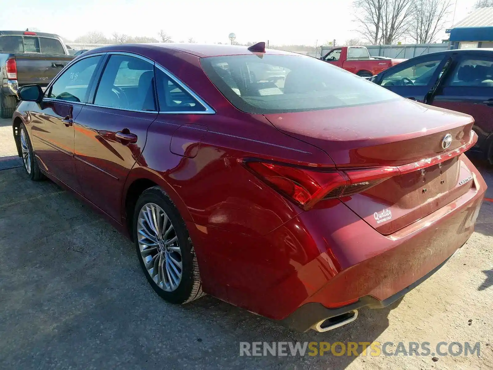 3 Photograph of a damaged car 4T1BZ1FB2KU026927 TOYOTA AVALON 2019