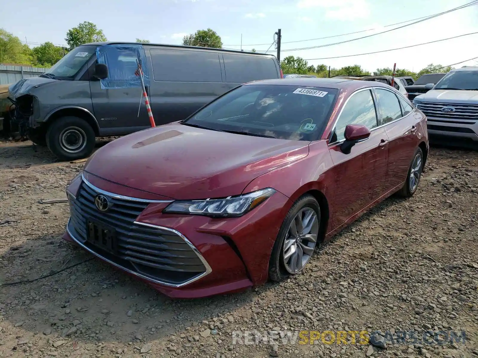 2 Фотография поврежденного автомобиля 4T1BZ1FB2KU033151 TOYOTA AVALON 2019