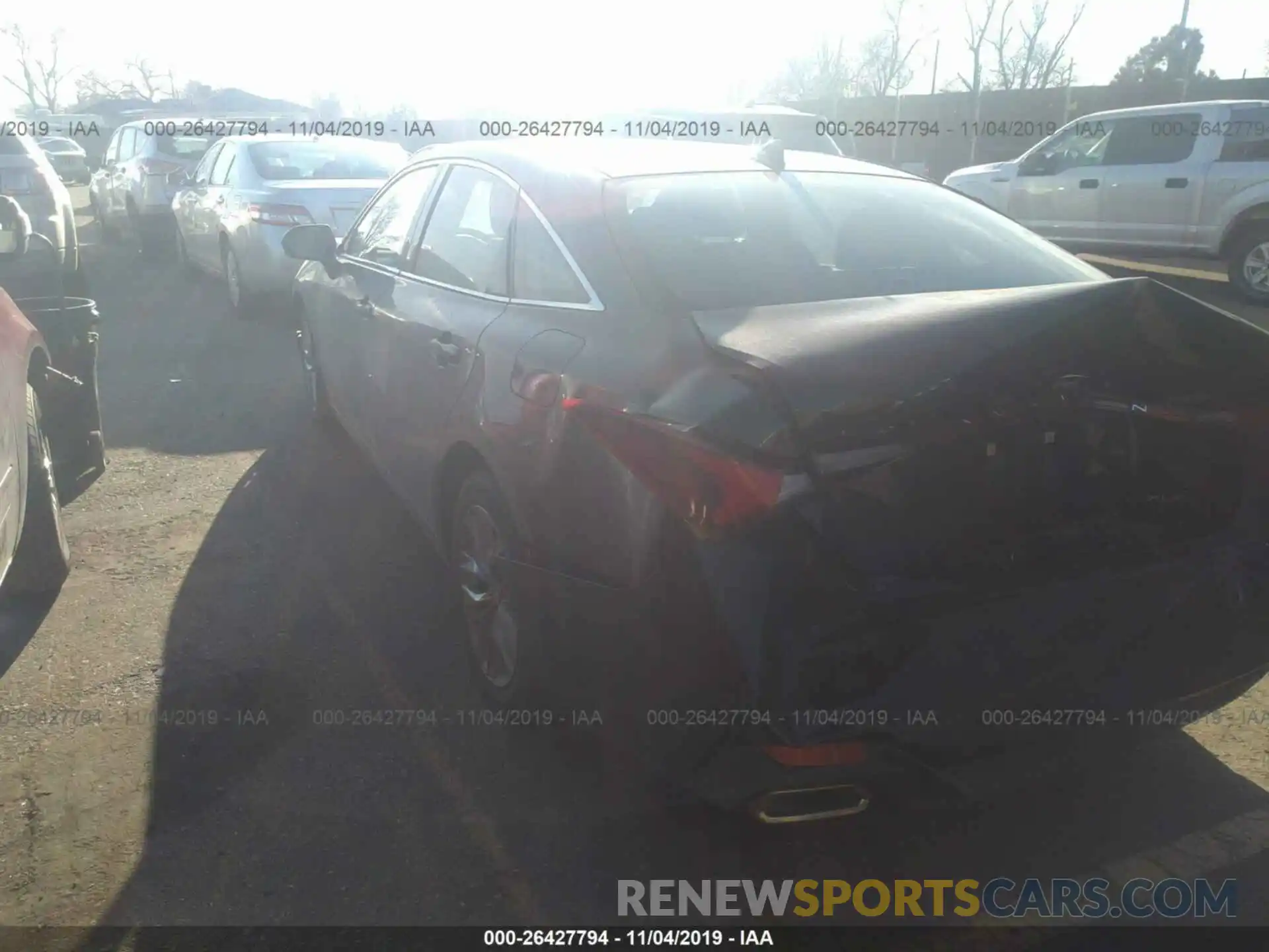 3 Photograph of a damaged car 4T1BZ1FB2KU035613 TOYOTA AVALON 2019