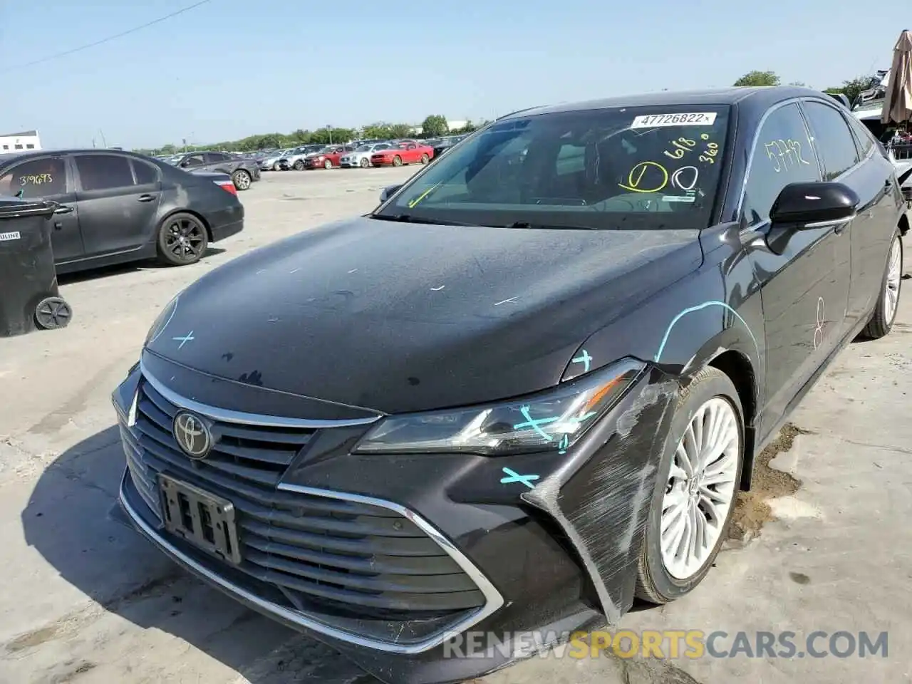 2 Photograph of a damaged car 4T1BZ1FB2KU037698 TOYOTA AVALON 2019