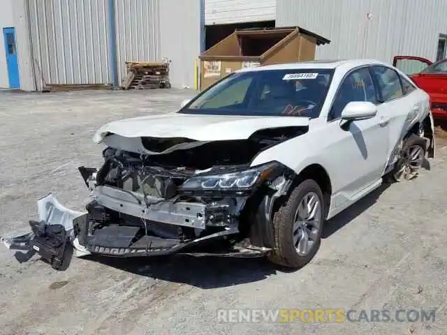 2 Photograph of a damaged car 4T1BZ1FB3KU001826 TOYOTA AVALON 2019