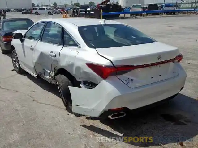 3 Photograph of a damaged car 4T1BZ1FB3KU001826 TOYOTA AVALON 2019