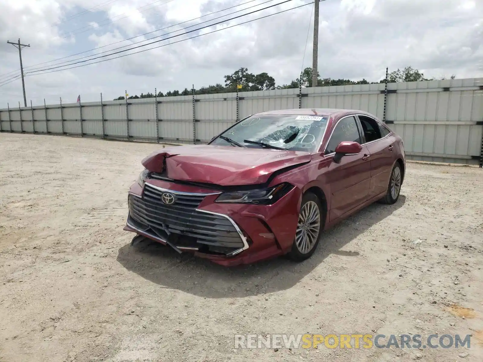 2 Photograph of a damaged car 4T1BZ1FB3KU006802 TOYOTA AVALON 2019