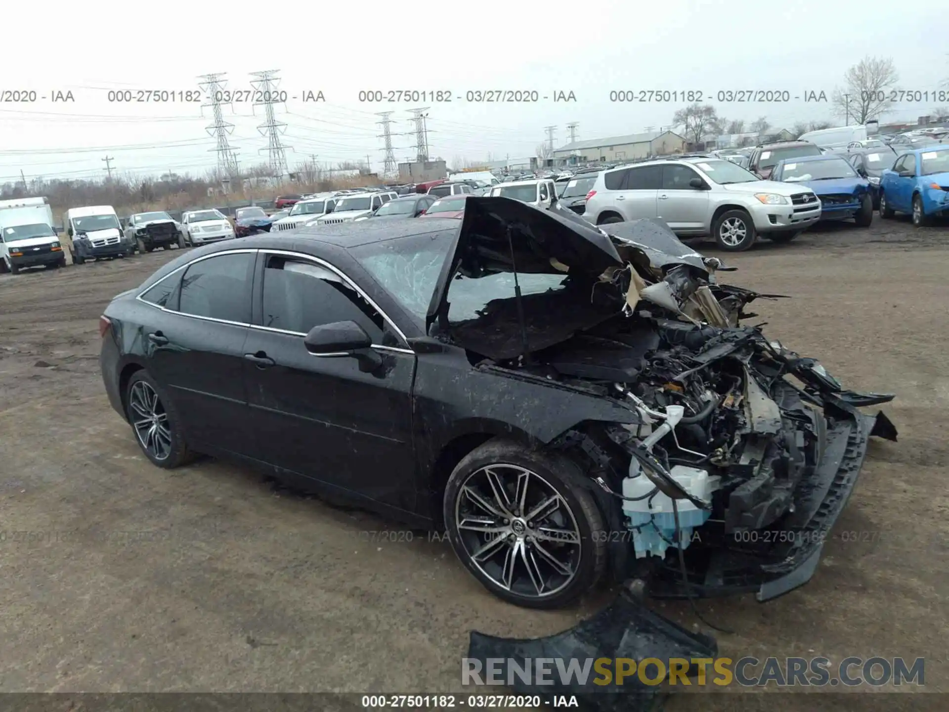 1 Photograph of a damaged car 4T1BZ1FB3KU006914 TOYOTA AVALON 2019