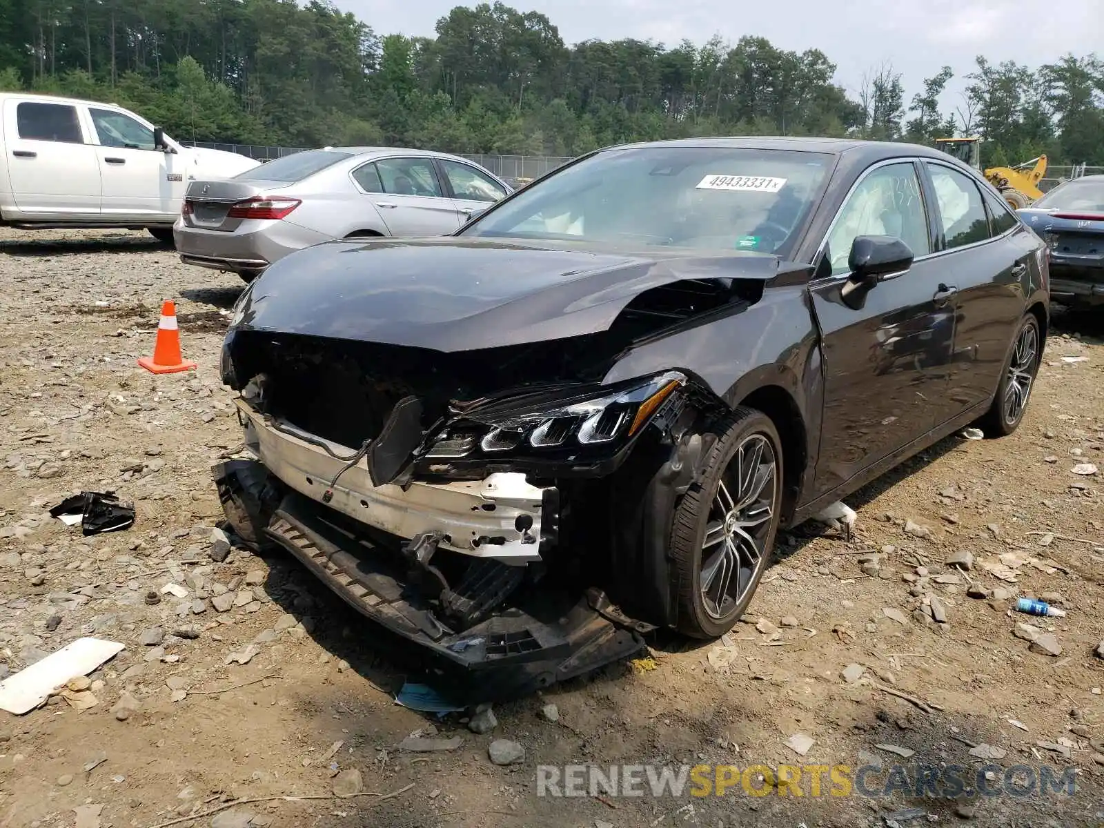 2 Photograph of a damaged car 4T1BZ1FB3KU007836 TOYOTA AVALON 2019