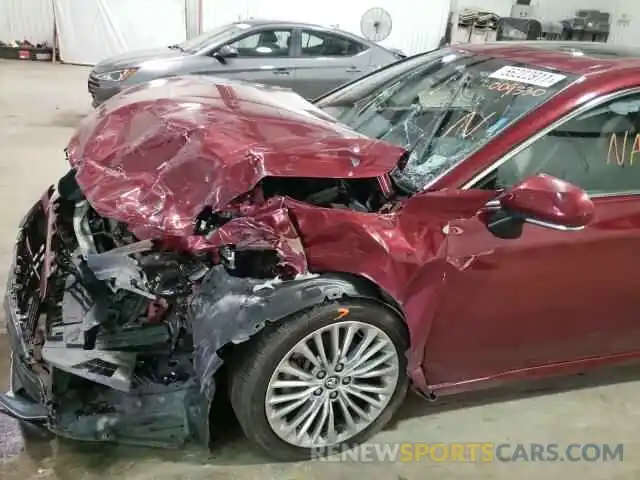 9 Photograph of a damaged car 4T1BZ1FB3KU009330 TOYOTA AVALON 2019