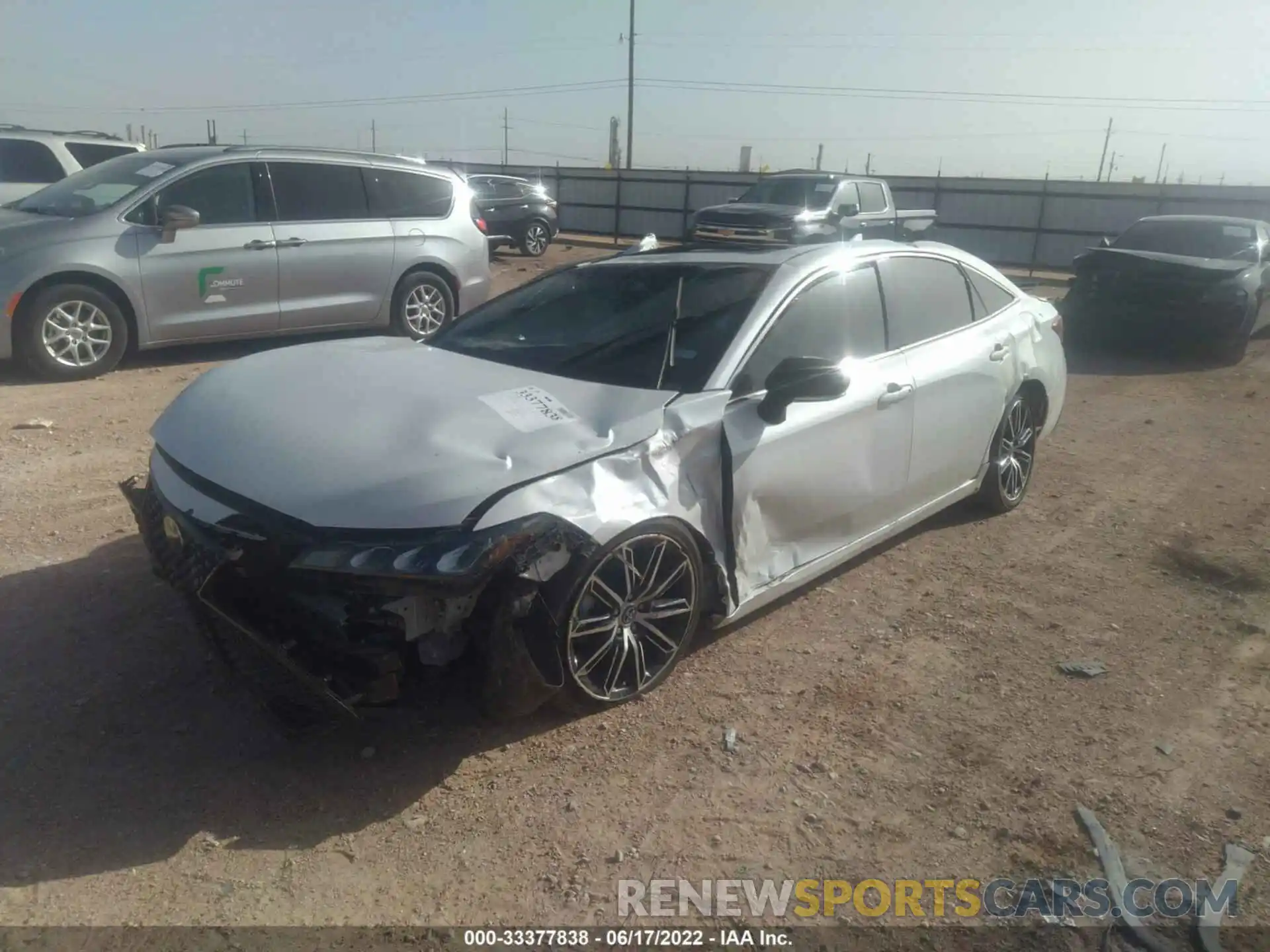 2 Photograph of a damaged car 4T1BZ1FB3KU011871 TOYOTA AVALON 2019