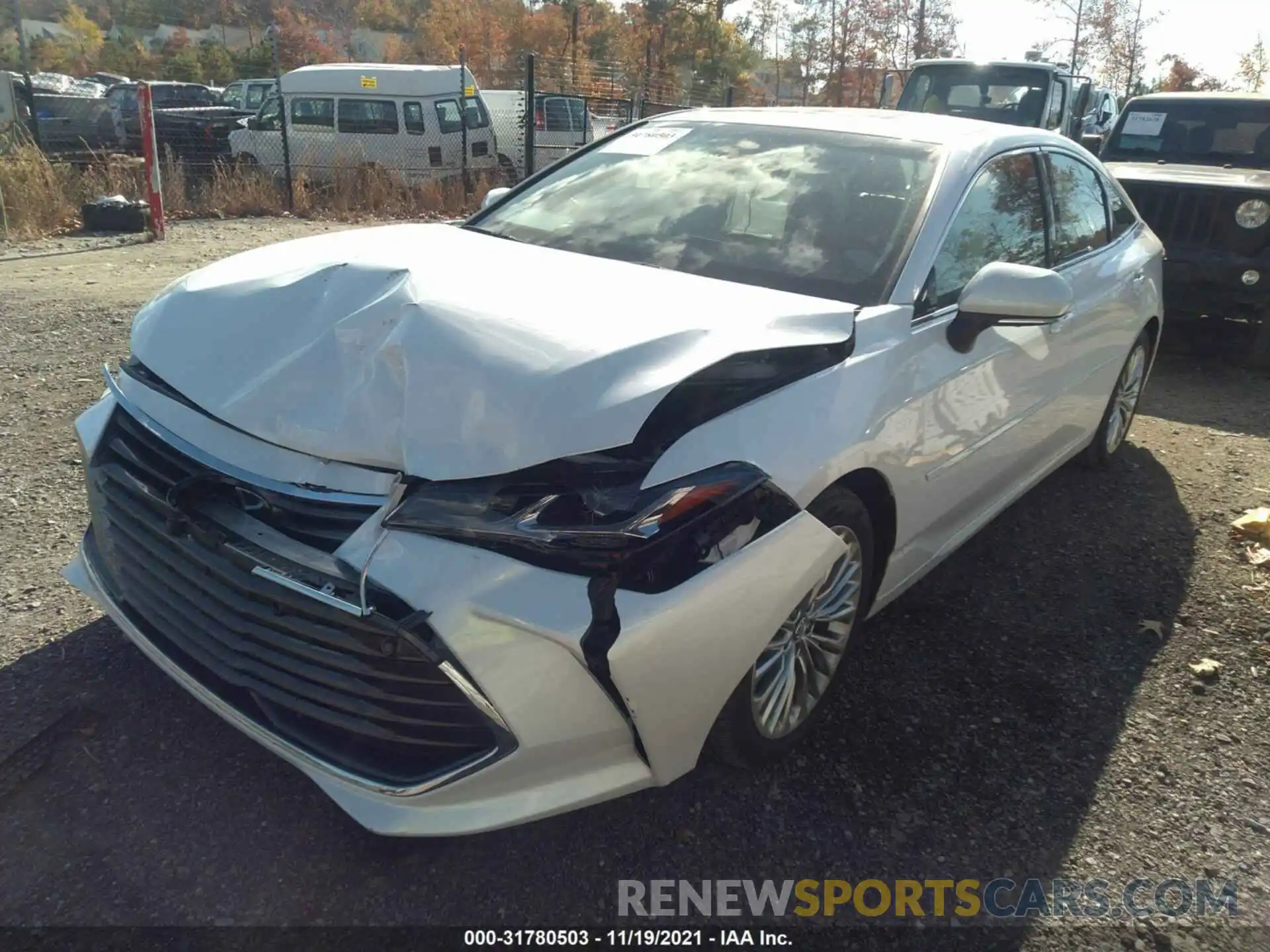 2 Photograph of a damaged car 4T1BZ1FB3KU014494 TOYOTA AVALON 2019