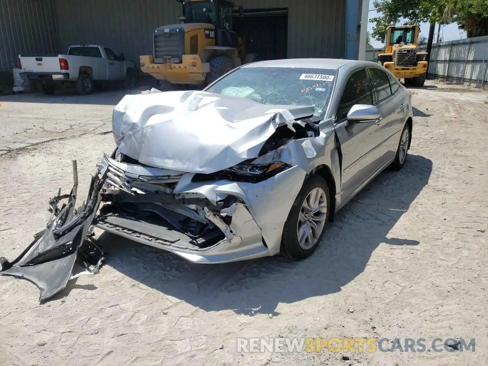 2 Photograph of a damaged car 4T1BZ1FB3KU015421 TOYOTA AVALON 2019