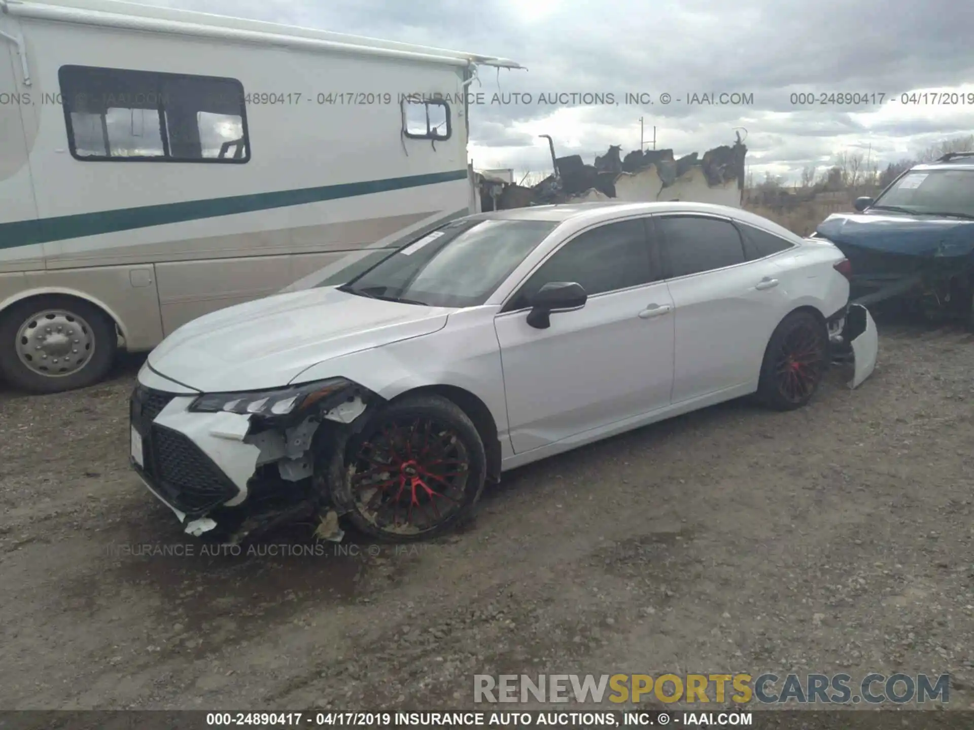 2 Photograph of a damaged car 4T1BZ1FB3KU017993 TOYOTA AVALON 2019