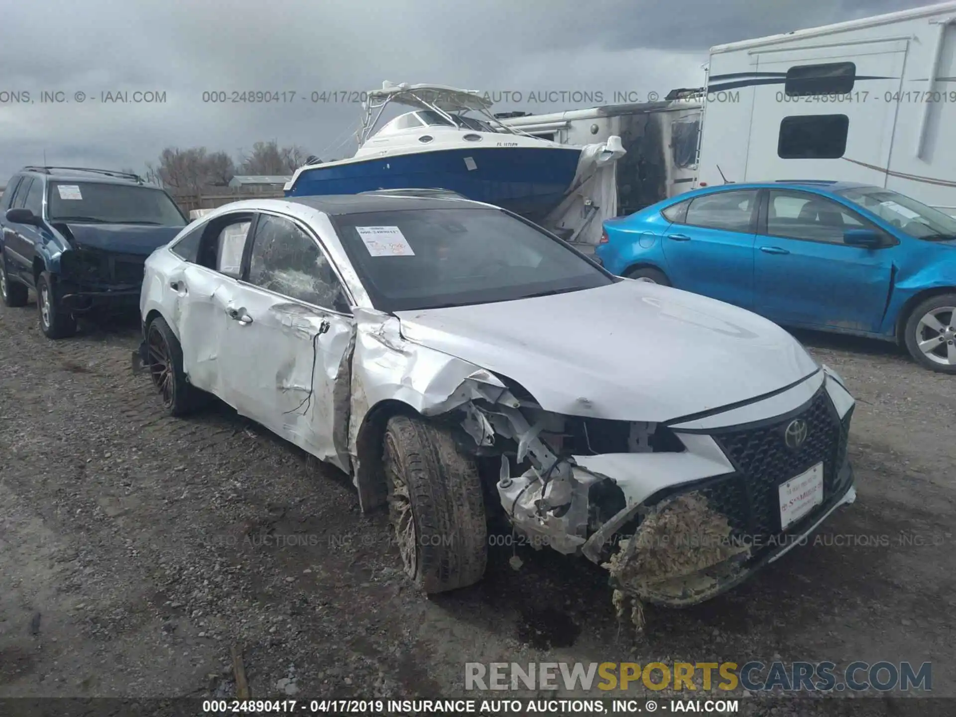 6 Photograph of a damaged car 4T1BZ1FB3KU017993 TOYOTA AVALON 2019