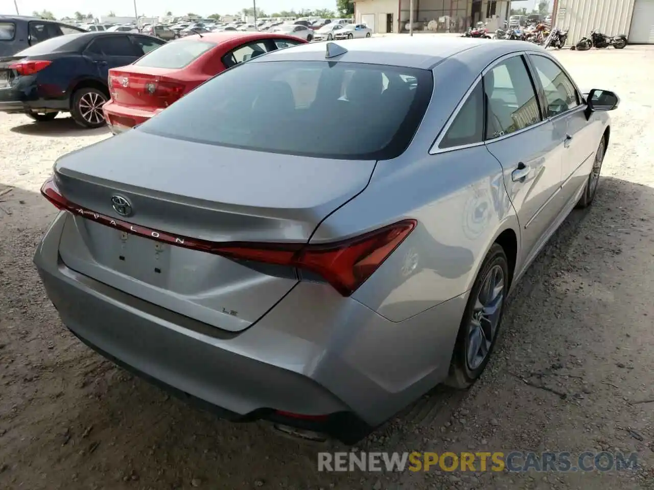 4 Photograph of a damaged car 4T1BZ1FB3KU021168 TOYOTA AVALON 2019