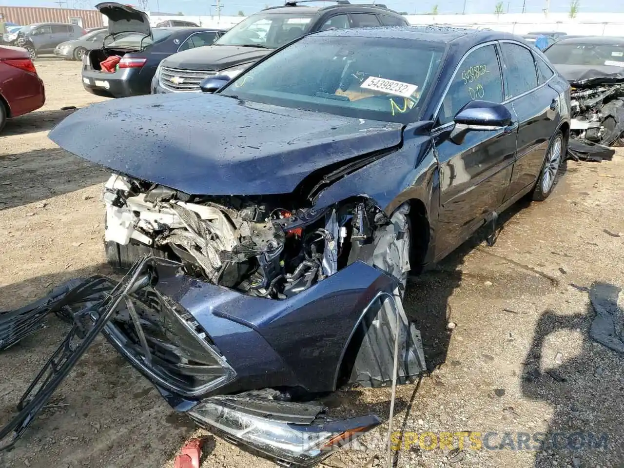 2 Фотография поврежденного автомобиля 4T1BZ1FB3KU023762 TOYOTA AVALON 2019