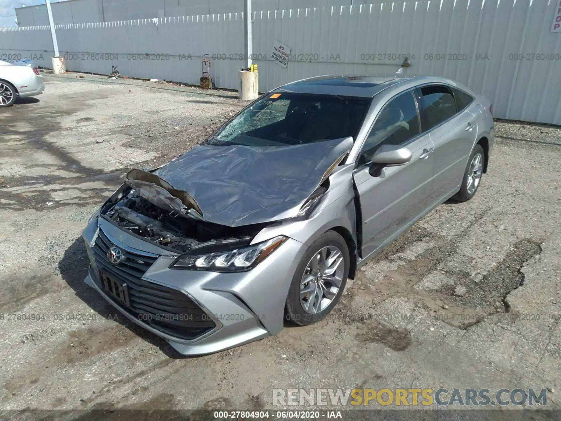 2 Photograph of a damaged car 4T1BZ1FB3KU031540 TOYOTA AVALON 2019