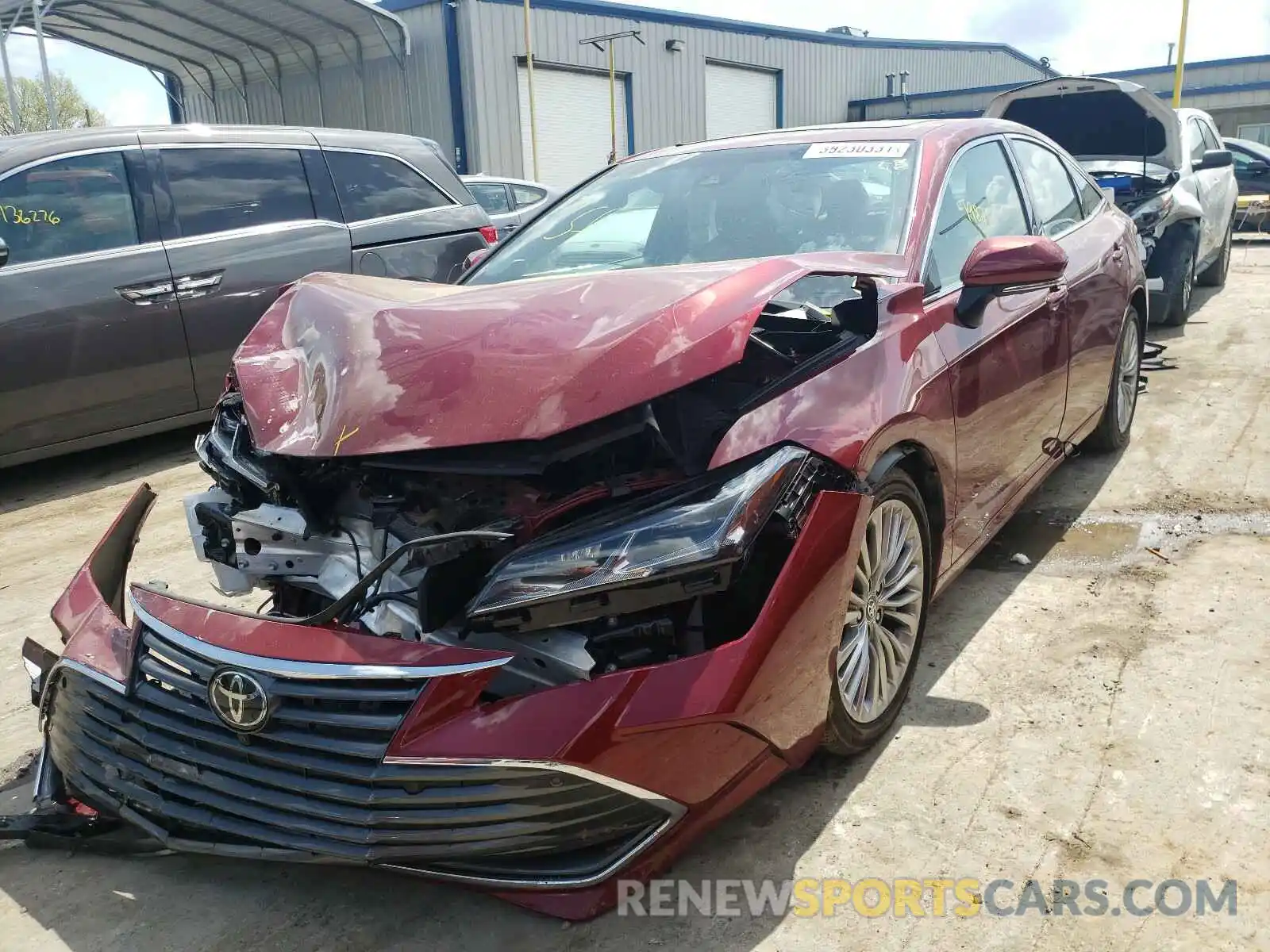 2 Photograph of a damaged car 4T1BZ1FB3KU034521 TOYOTA AVALON 2019