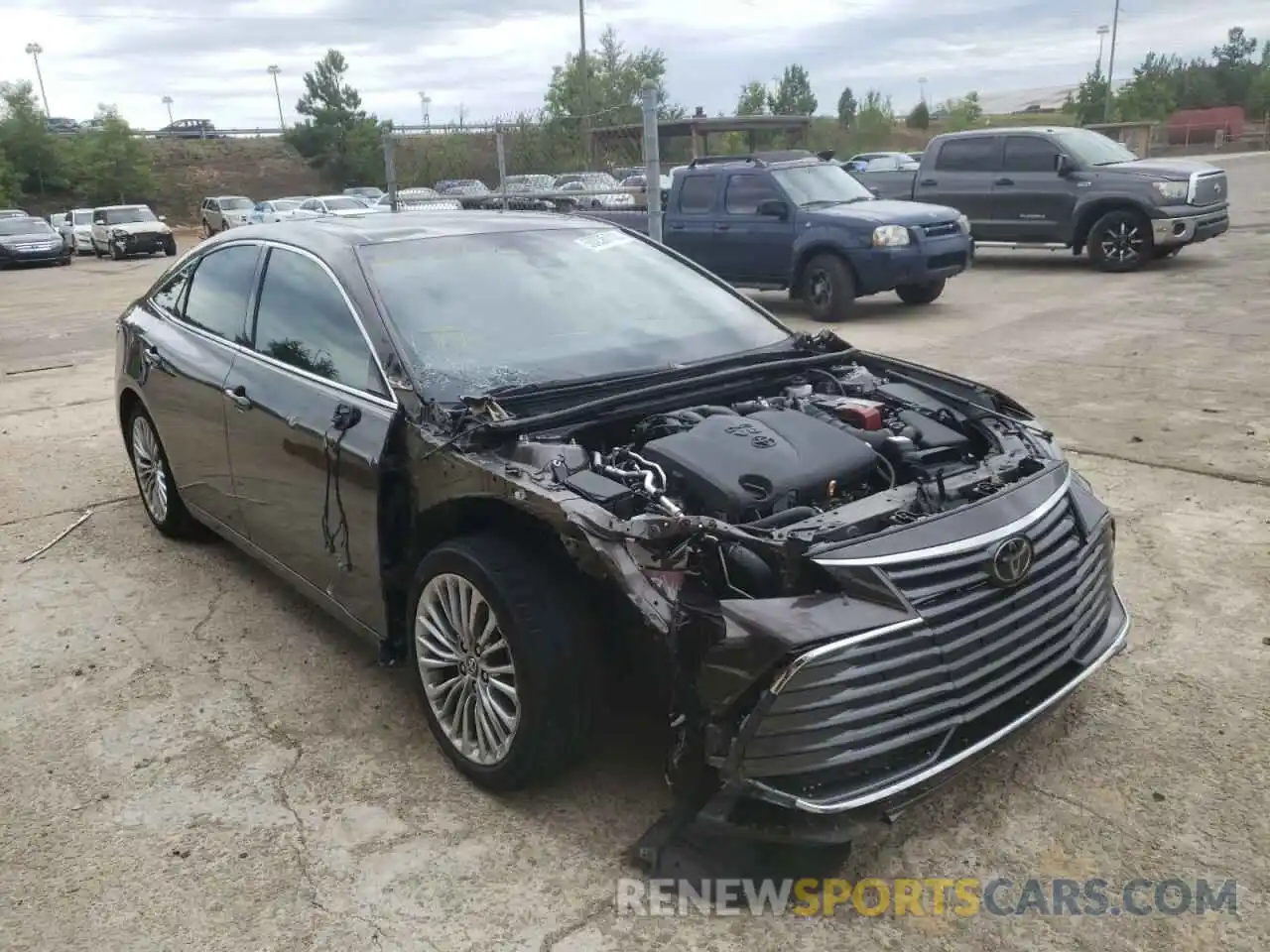 1 Photograph of a damaged car 4T1BZ1FB3KU035362 TOYOTA AVALON 2019