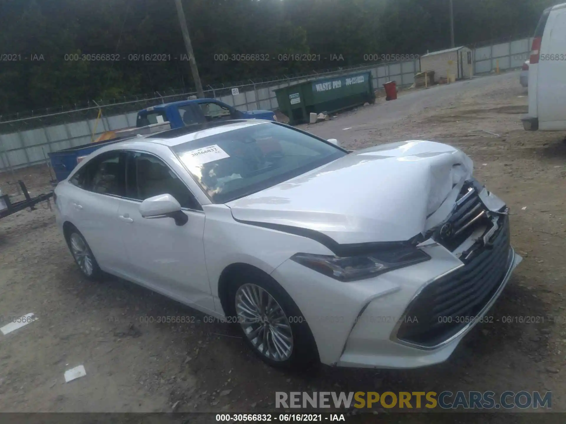 1 Photograph of a damaged car 4T1BZ1FB3KU038133 TOYOTA AVALON 2019