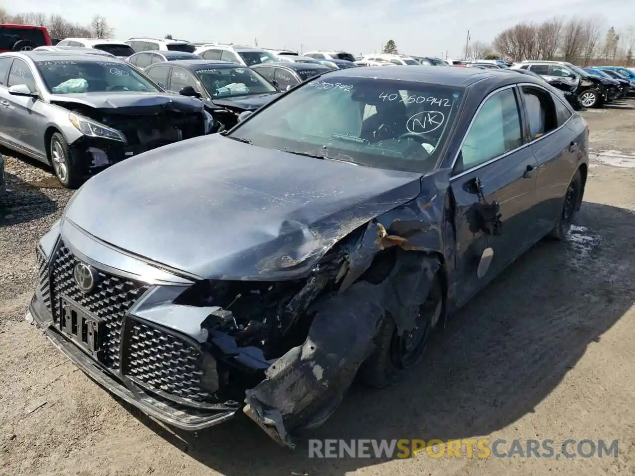 2 Фотография поврежденного автомобиля 4T1BZ1FB4KU013080 TOYOTA AVALON 2019