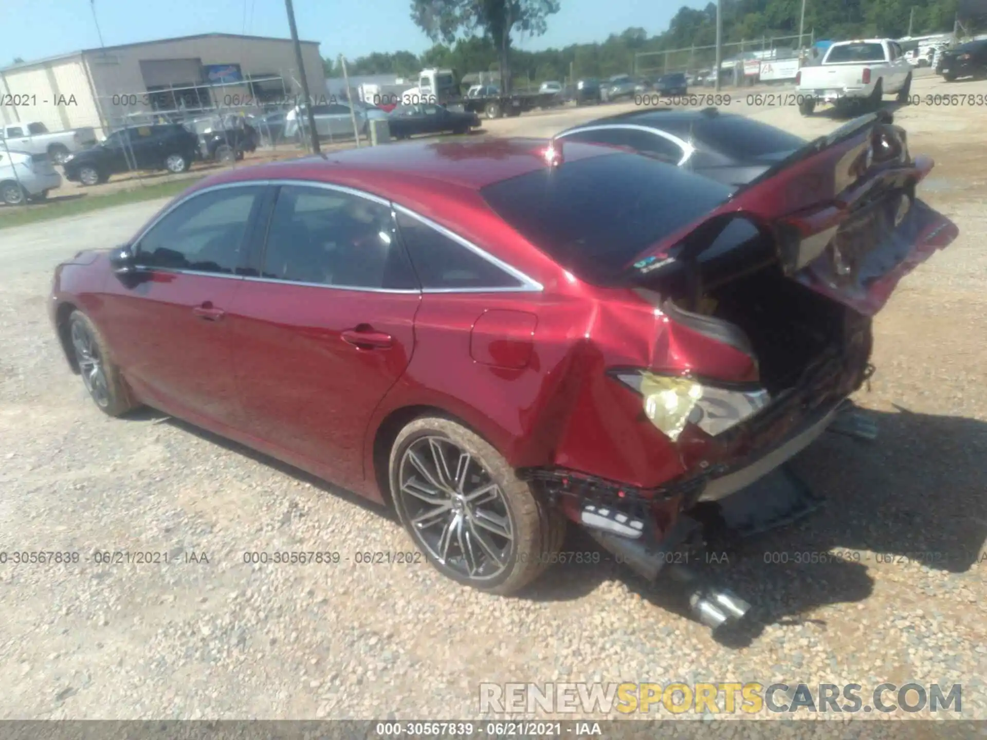 3 Photograph of a damaged car 4T1BZ1FB4KU015007 TOYOTA AVALON 2019