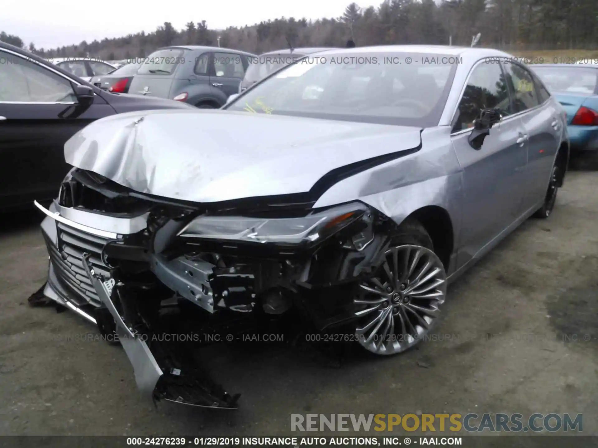 2 Photograph of a damaged car 4T1BZ1FB4KU021325 TOYOTA AVALON 2019