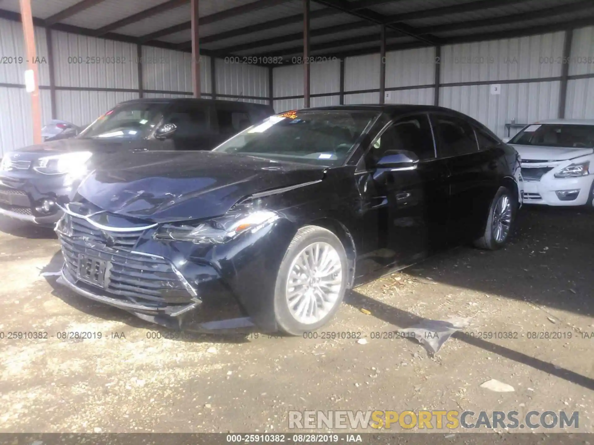 2 Photograph of a damaged car 4T1BZ1FB4KU022457 TOYOTA AVALON 2019