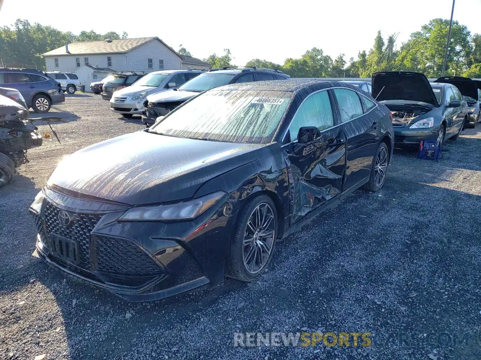 2 Photograph of a damaged car 4T1BZ1FB4KU022569 TOYOTA AVALON 2019