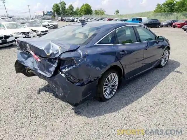 4 Photograph of a damaged car 4T1BZ1FB4KU025424 TOYOTA AVALON 2019