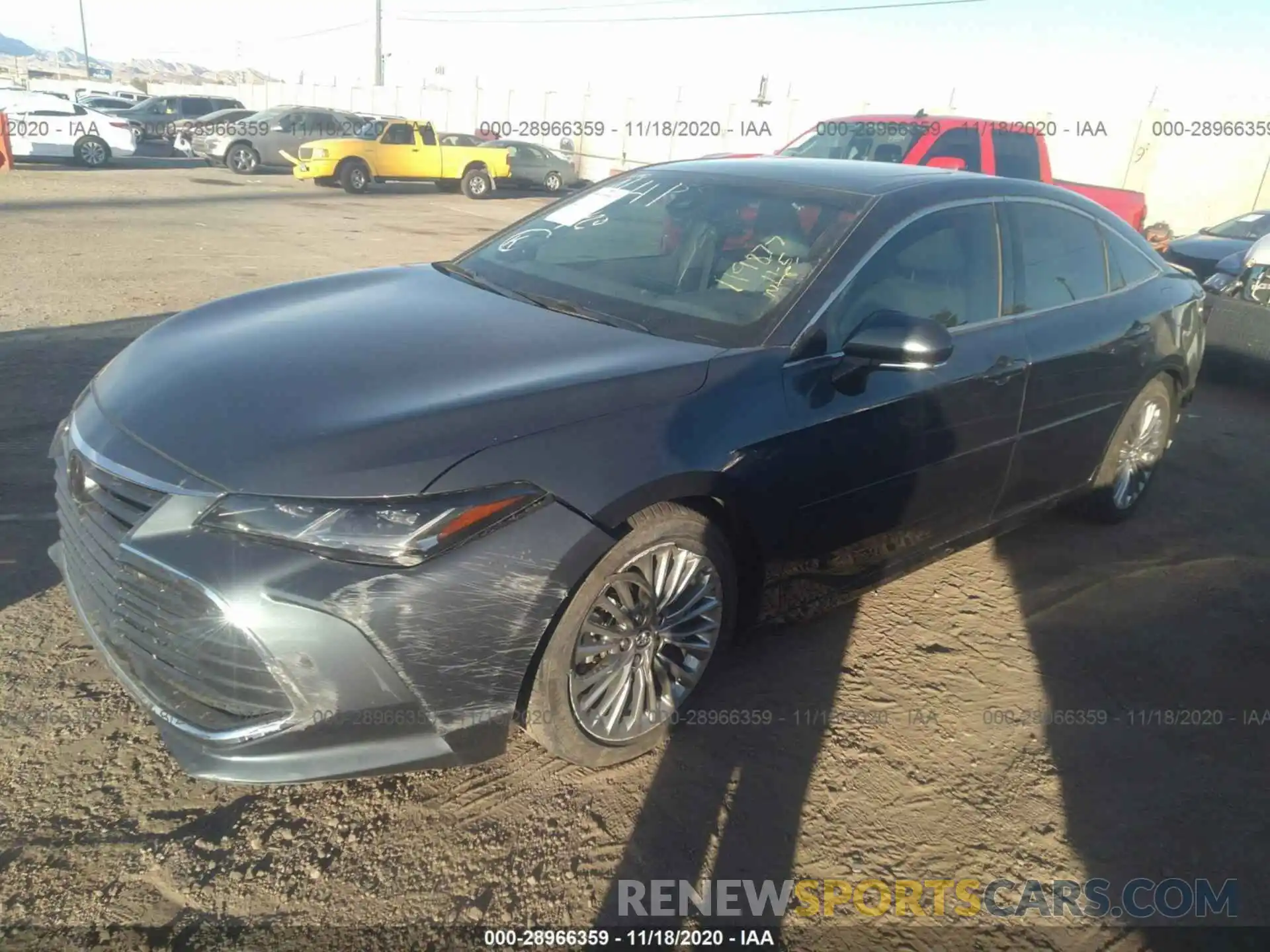 2 Photograph of a damaged car 4T1BZ1FB4KU030395 TOYOTA AVALON 2019