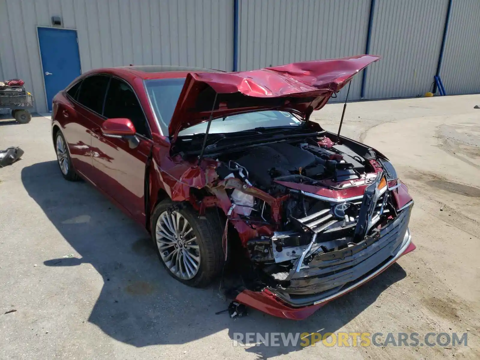 1 Photograph of a damaged car 4T1BZ1FB4KU033443 TOYOTA AVALON 2019