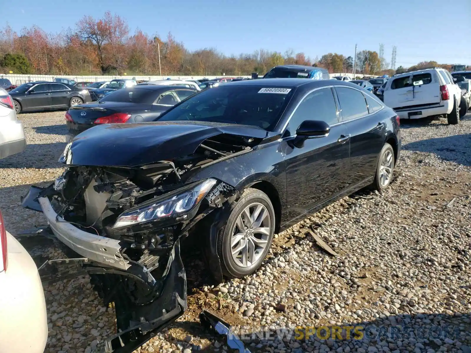 2 Photograph of a damaged car 4T1BZ1FB4KU033538 TOYOTA AVALON 2019